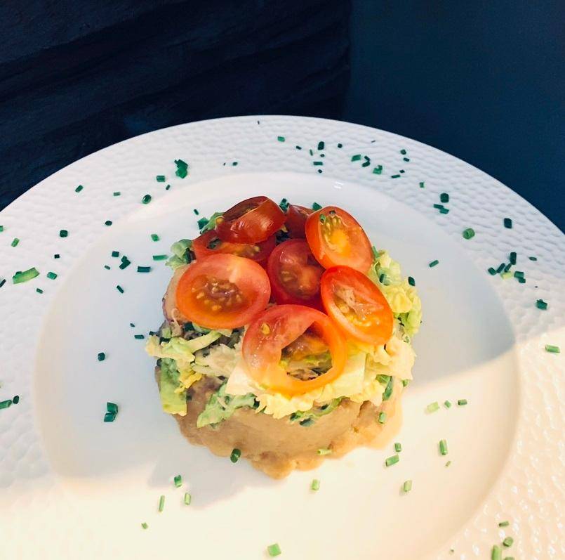 Émietté de tourteau, salade de pommes de terre tièdes - Recepten Companion | Moulinex