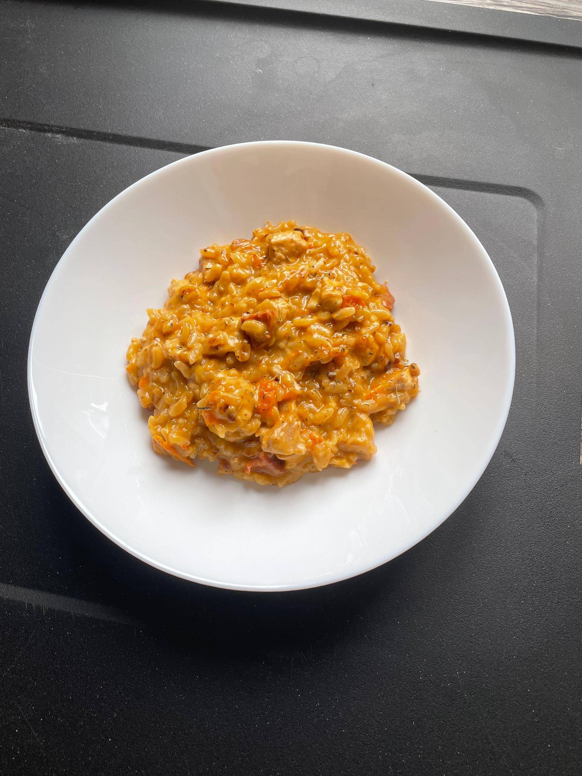 Risotto chorizo dinde courgette poivron - Recette Cookeo V3 | Moulinex