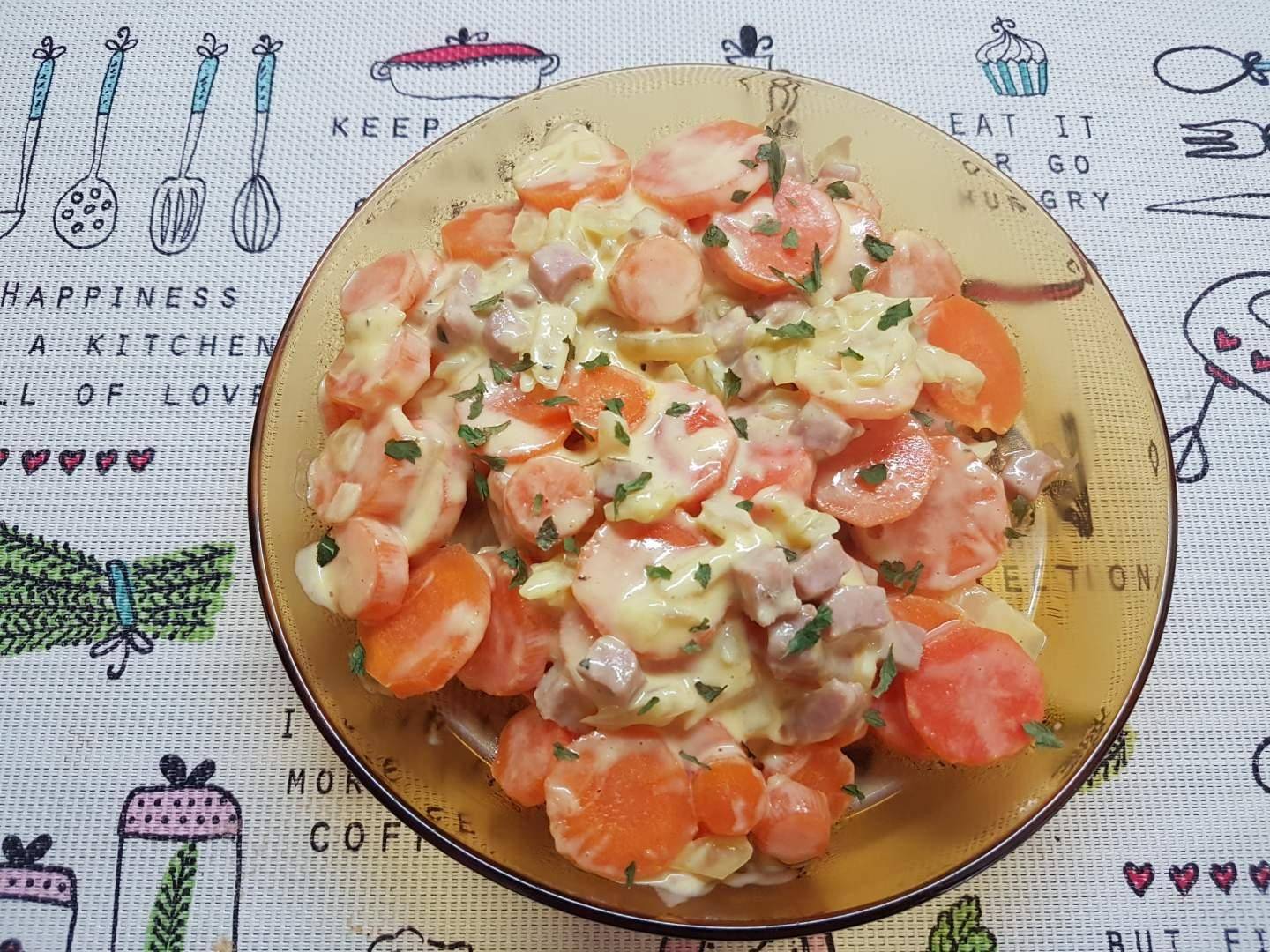 Carottes carbonara - Recepten Cookeo | Moulinex