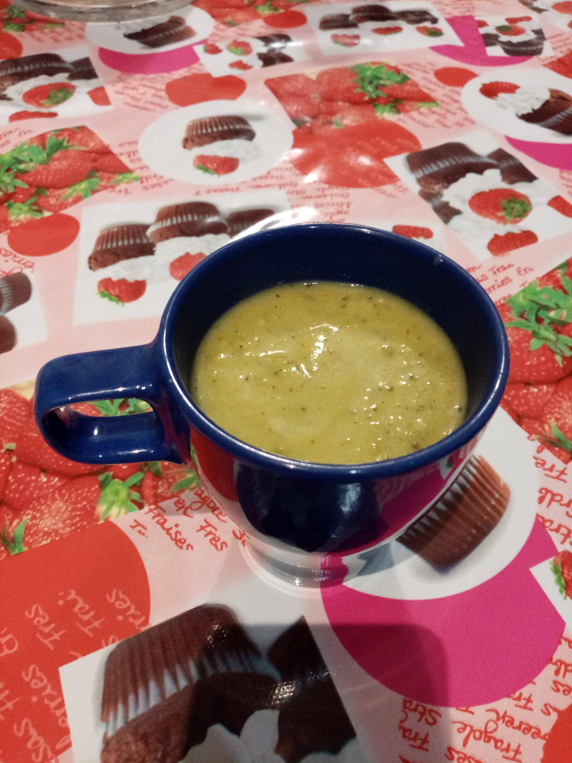 Soupe de courgettes petits pois et chèvre - Recepten Cookeo | Moulinex