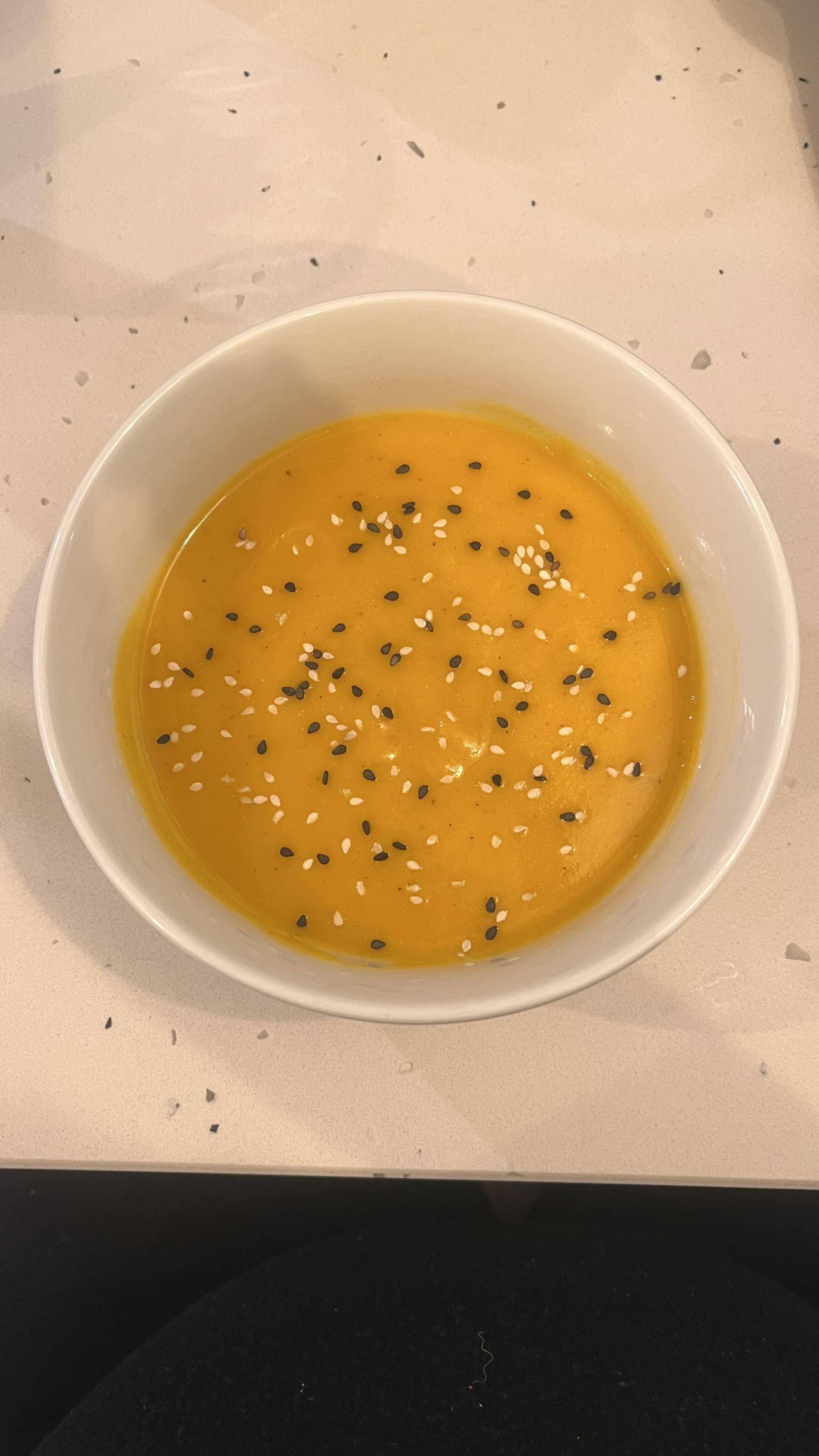 Soupe potiron, carottes, lentilles - Recette Companion Connect XL | Moulinex