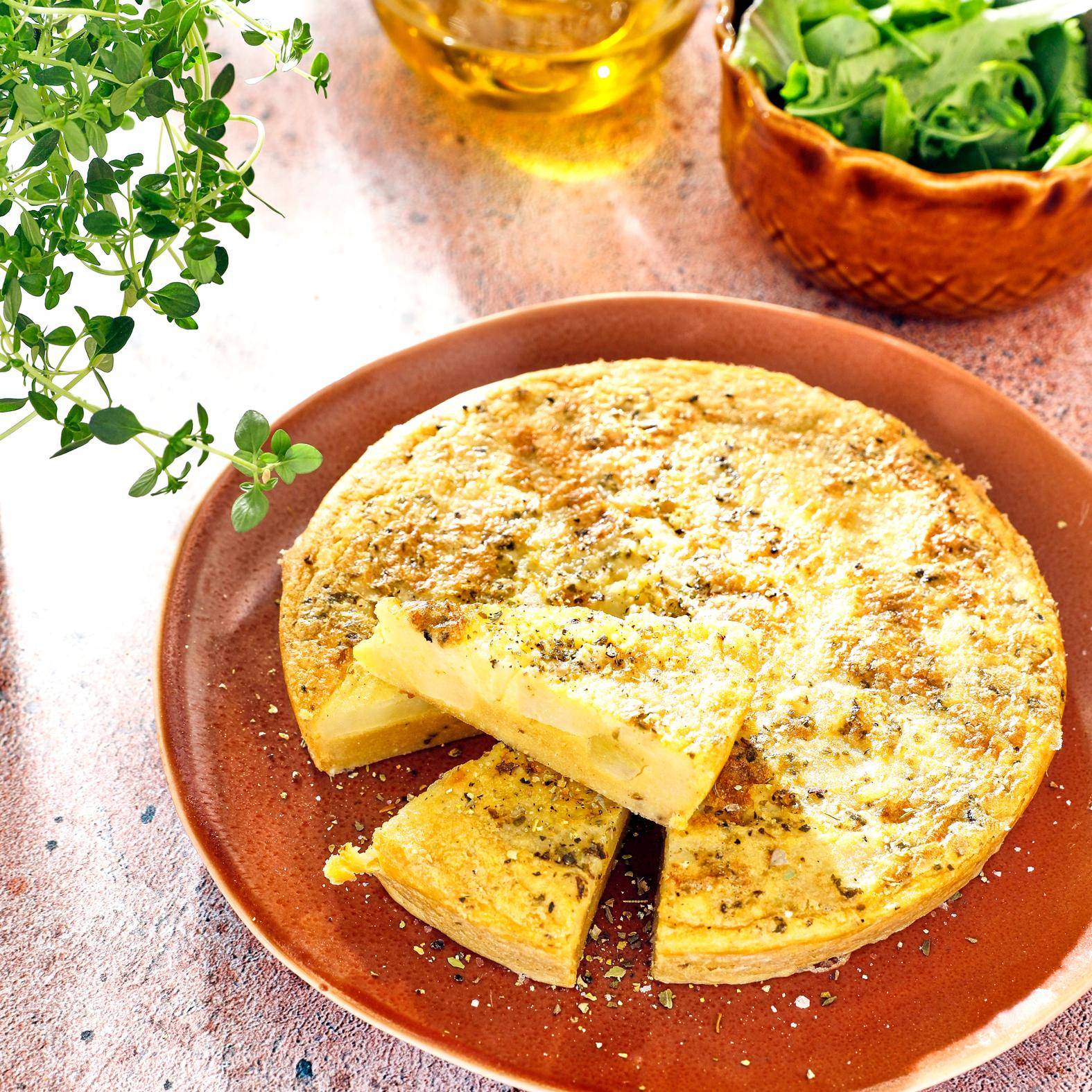 Tortilla espagnole vegan - Recepten EASY FRY & GRILL 2 in 1 MECHANICAL | Moulinex