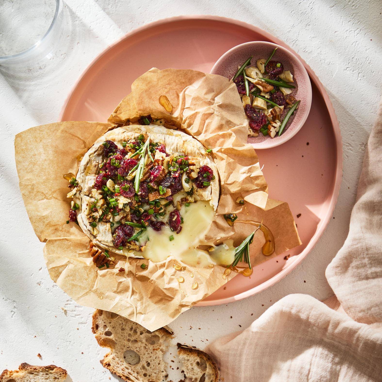 Camembert rôti aux canneberges - Recette Easy Fry Compact | Moulinex