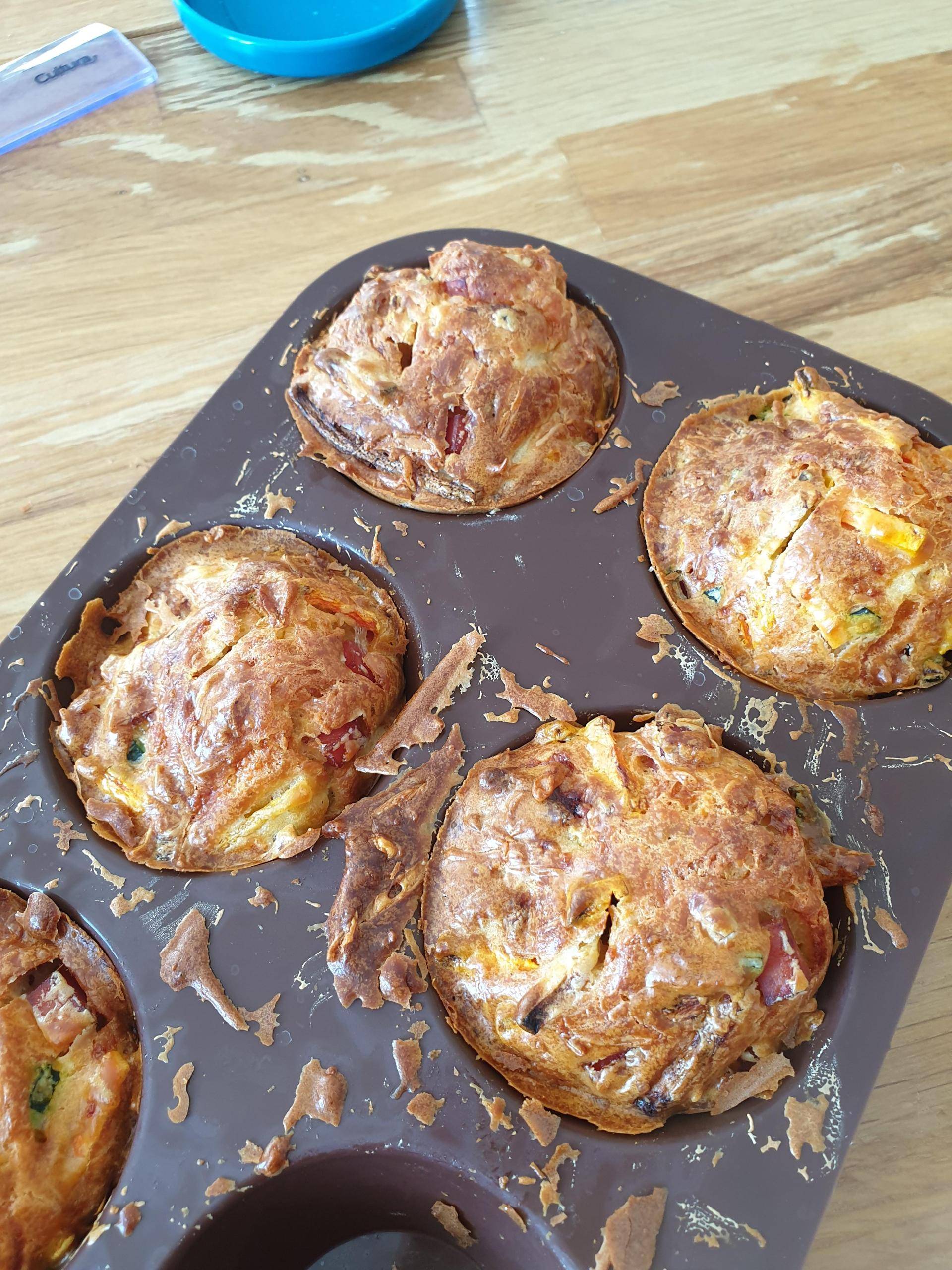 Cake à la julienne de légumes, jambon et curry - Recette Companion Connect XL | Moulinex