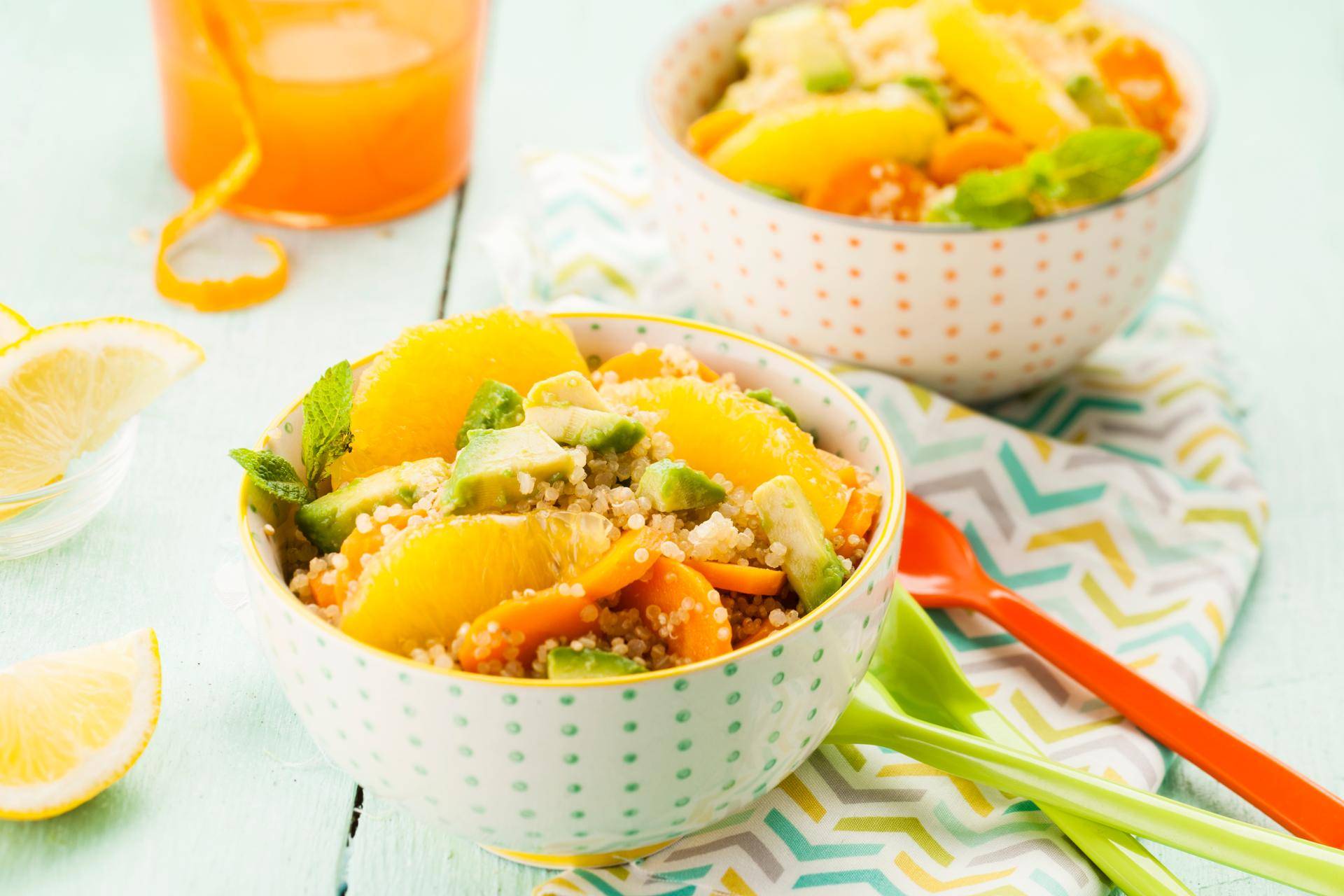 Salade de quinoa à l'orange - Recette Cookeo | Moulinex