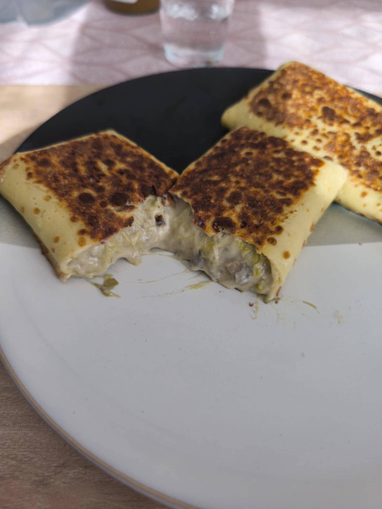 Crepe poireaux champignons bechamel - Recette Cookeo V3 | Moulinex