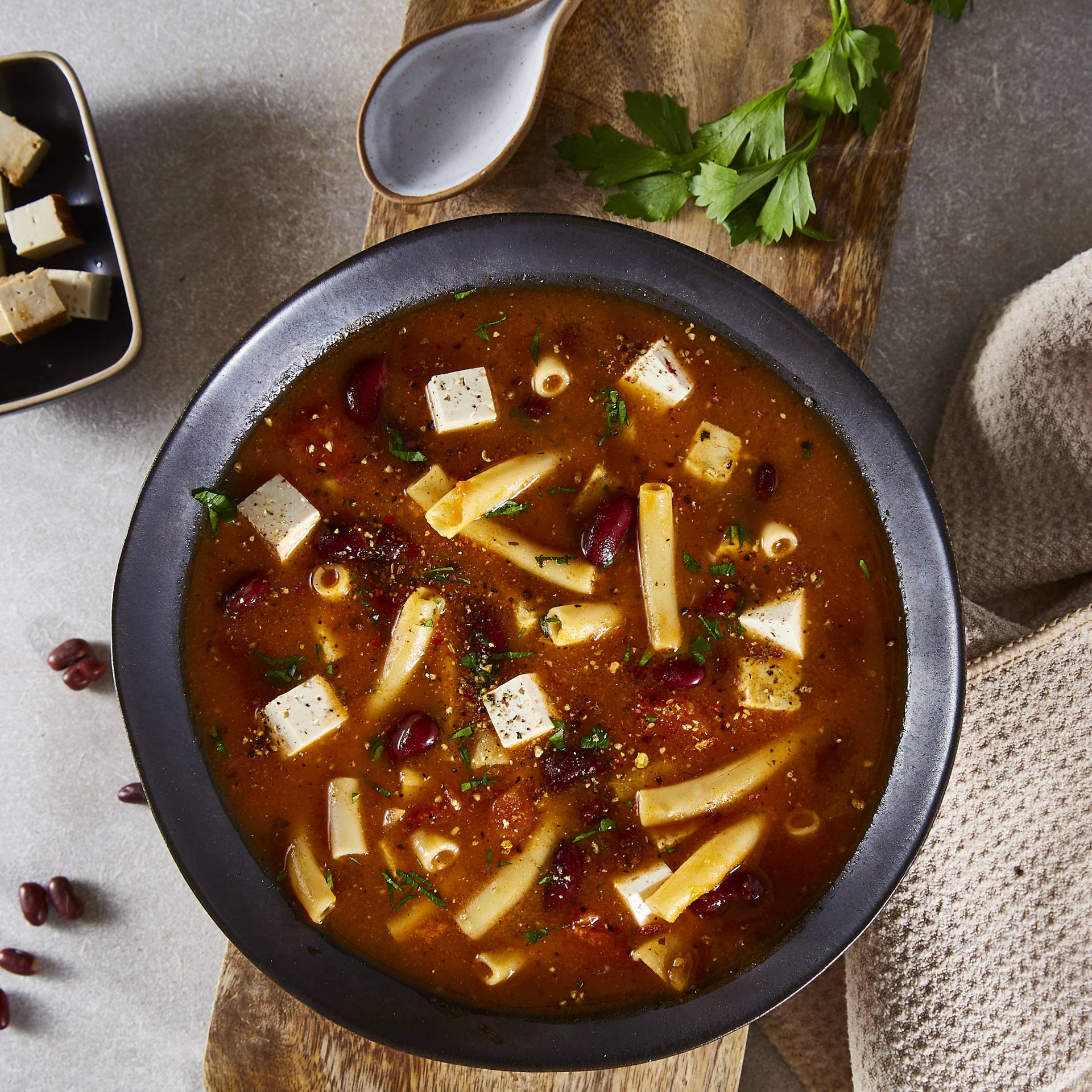 Soupe paysanne aux haricots rouges - Recette Companion | Moulinex