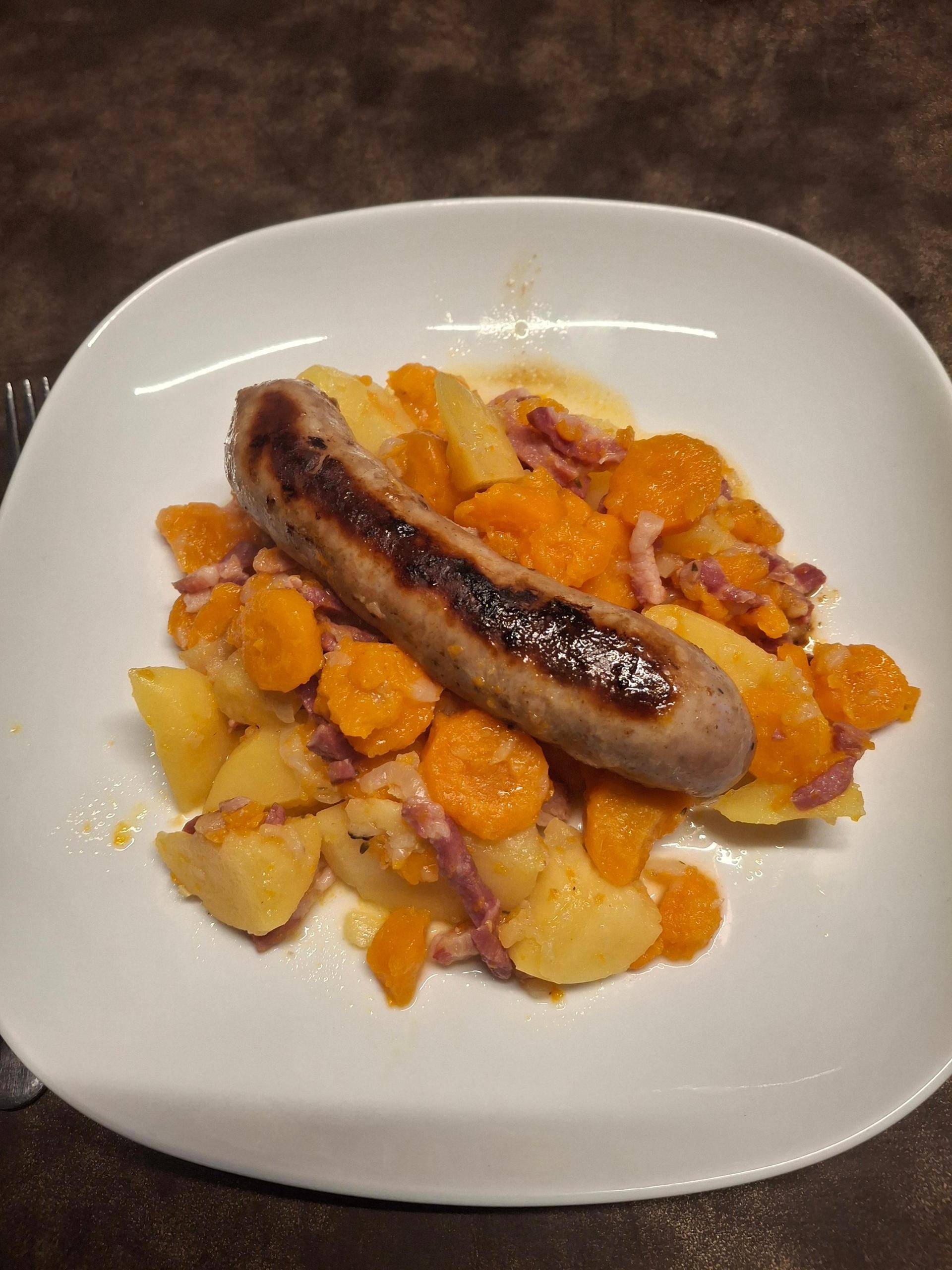 Potée aux carottes et lardons - Recette Cookeo V3 | Moulinex