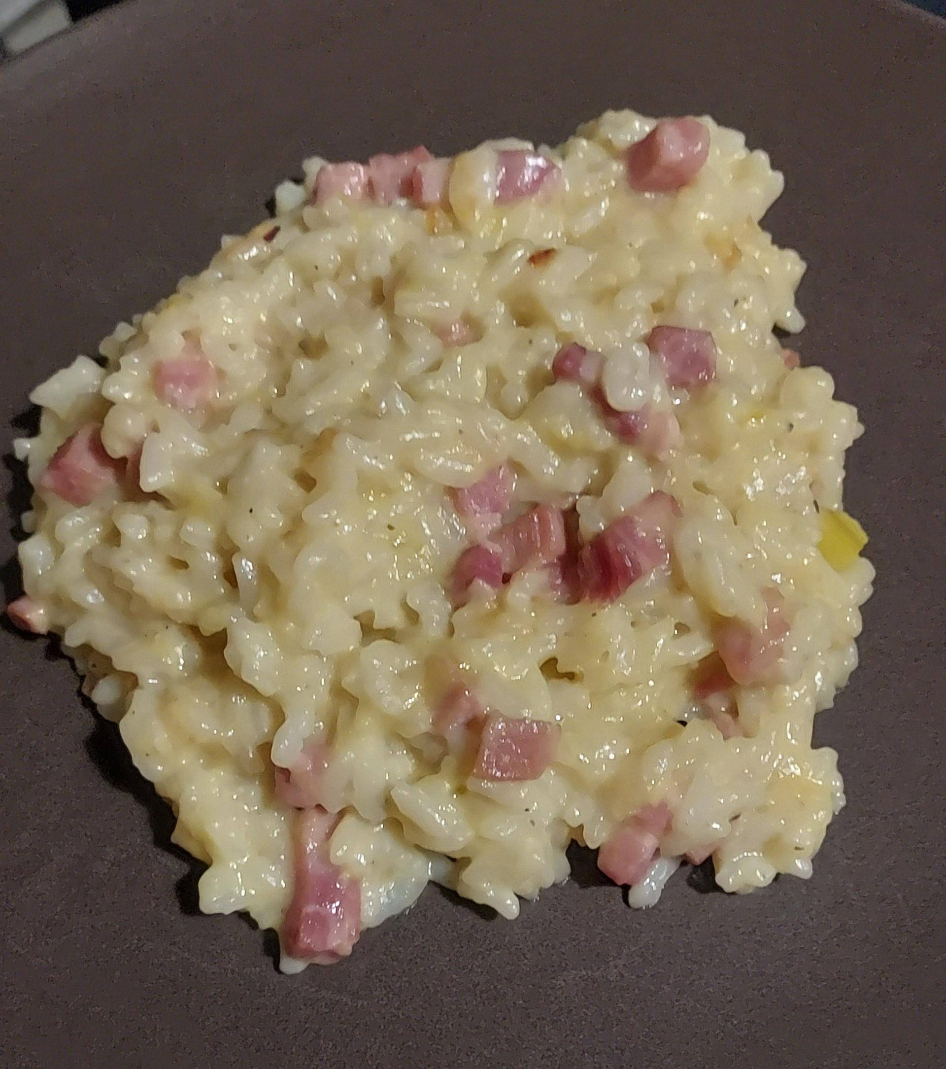 Risotto courgette jambon lardons - Recepten Cookeo | Moulinex