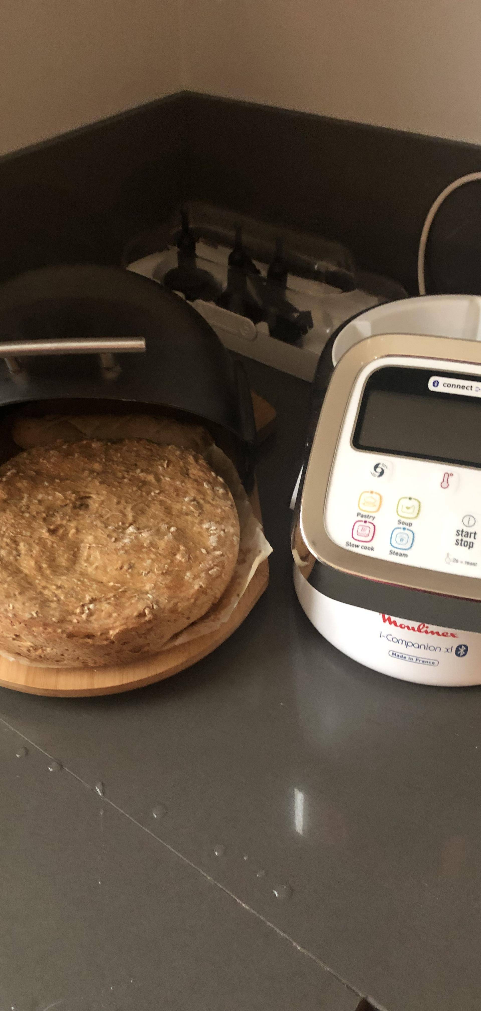 Pain aux céréales maison - Recette Companion Connect XL | Moulinex