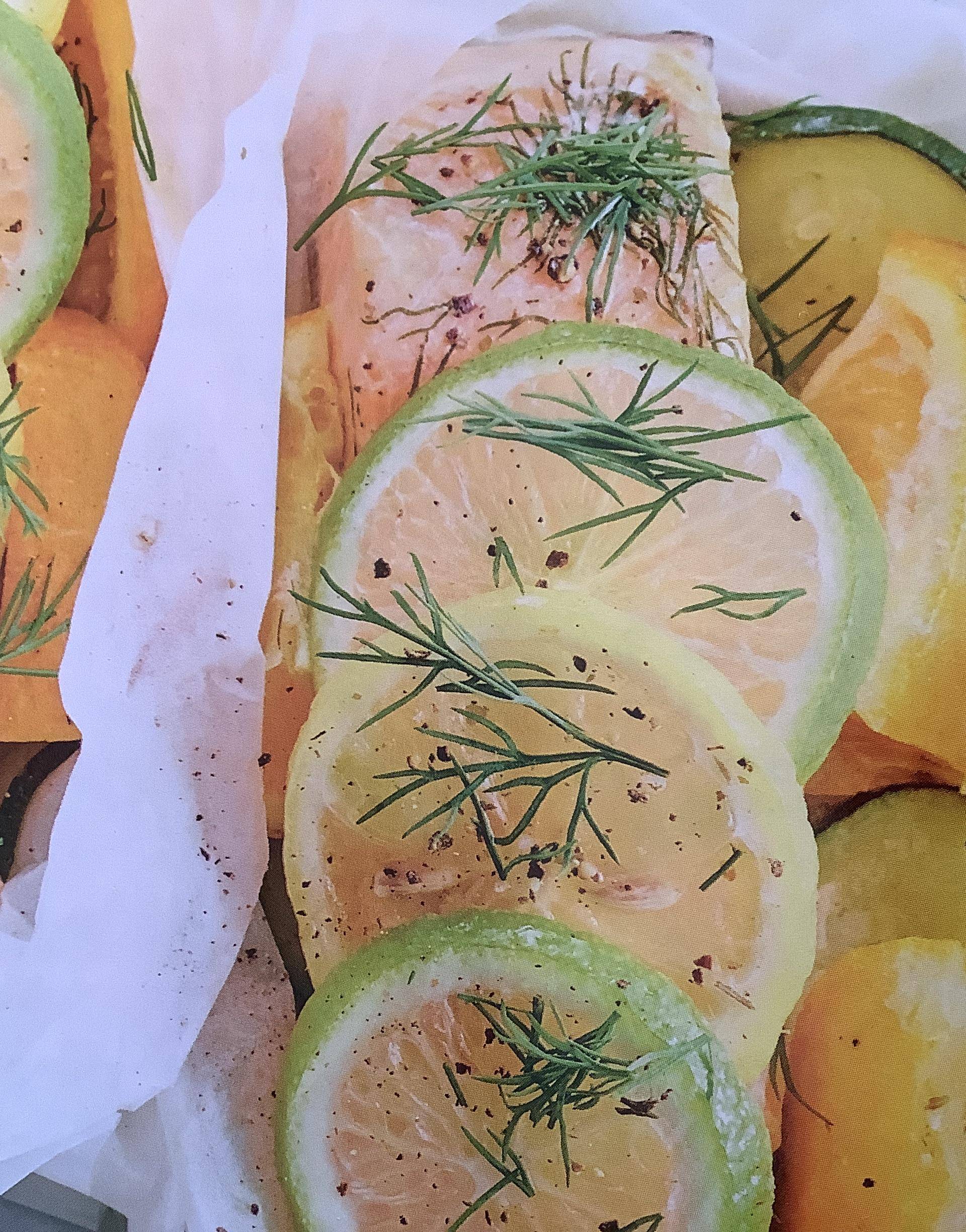 Papillote de saumon aux agrumes - Recette Companion Connect XL | Moulinex