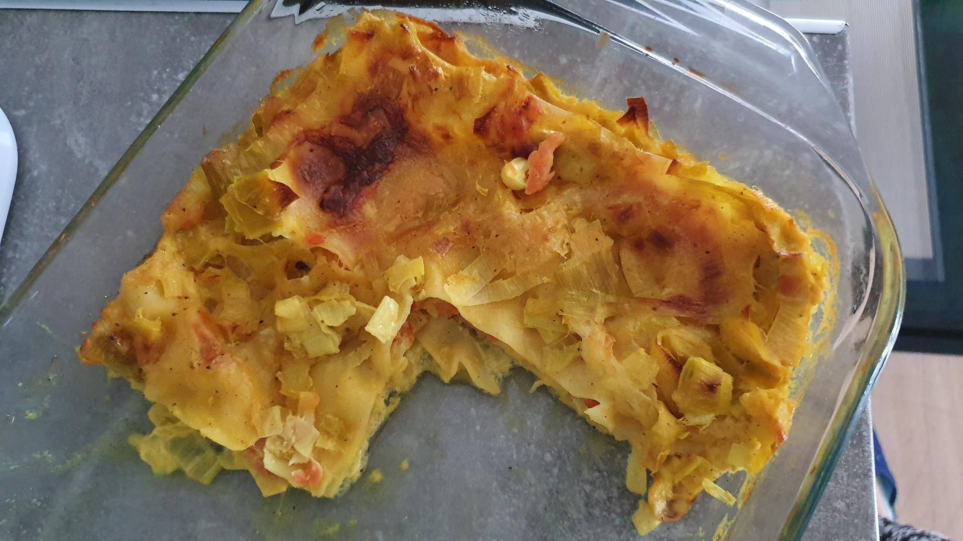Lasagne saumon poireaux - Recepten Companion Connect XL | Moulinex