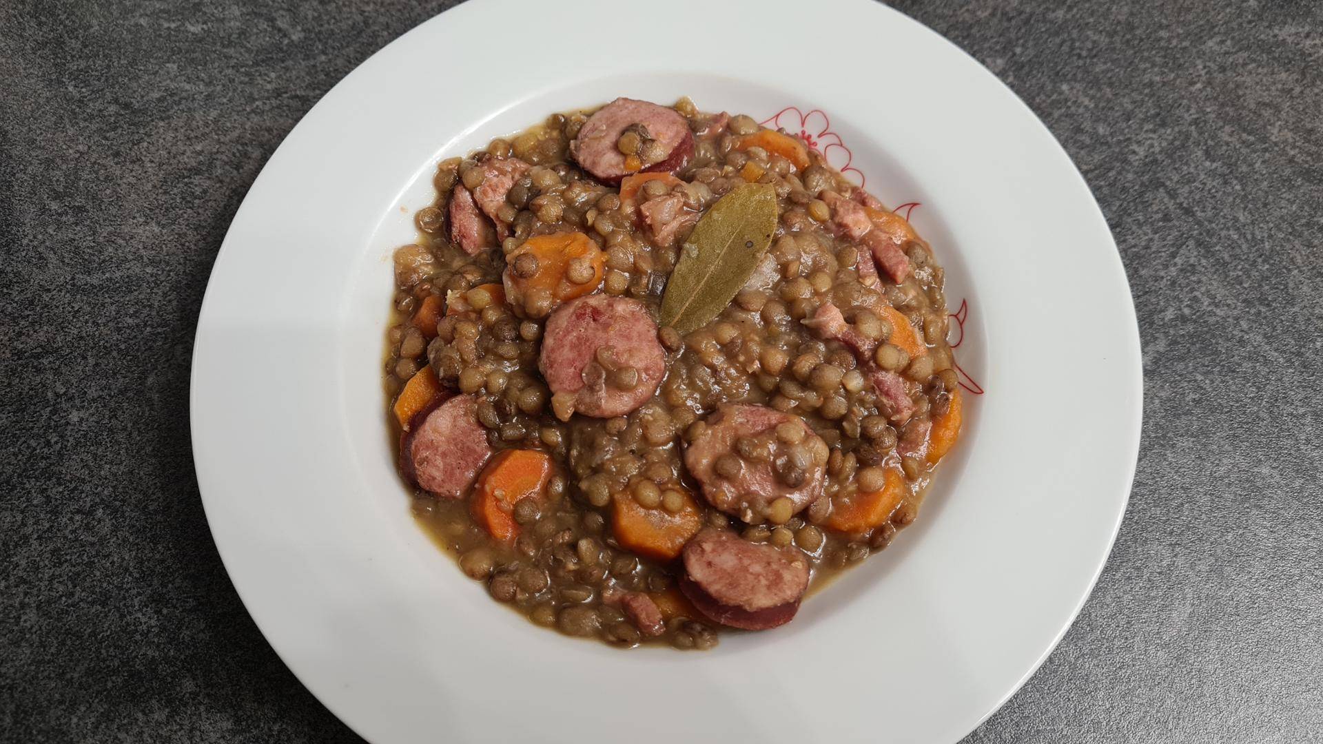 LENTILLES SAUCISSES CAROTTES 🥕 🥕 - Recette Cookeo V3 | Moulinex