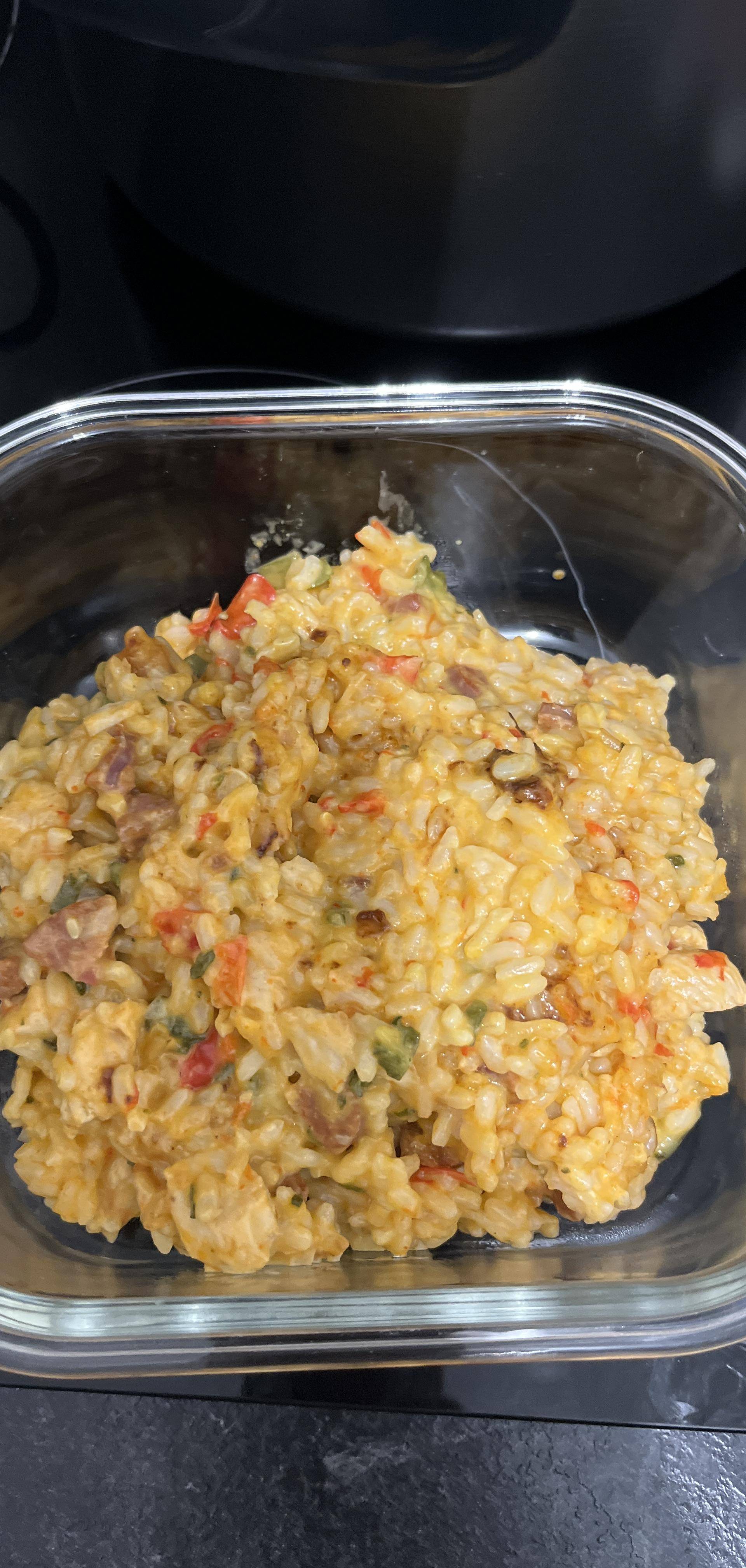 Risotto poulet chorizo courgette - Recette Cookeo | Moulinex