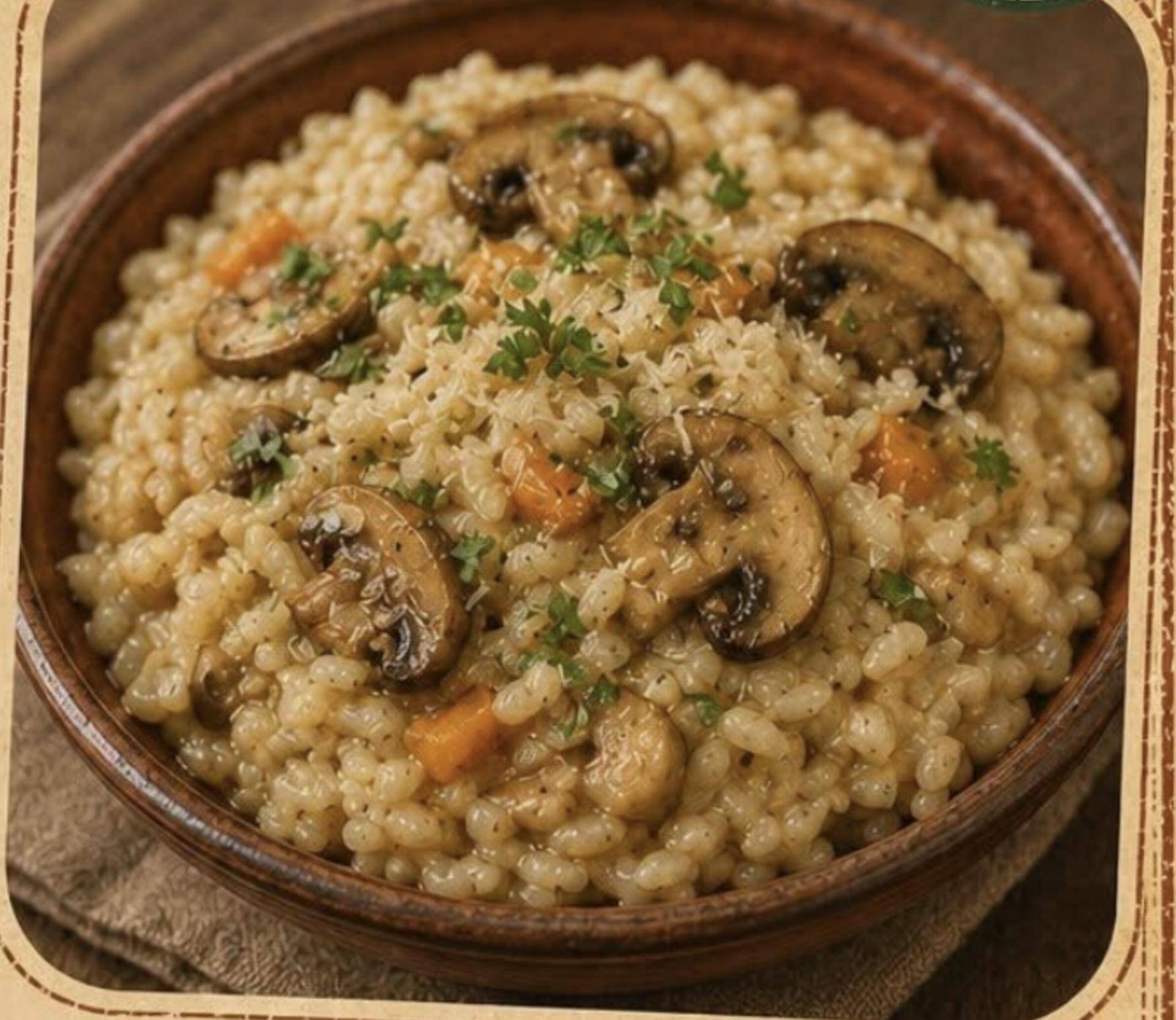 Risotto aux champignons de Melp - Recette Cookeo 9in1 | Moulinex