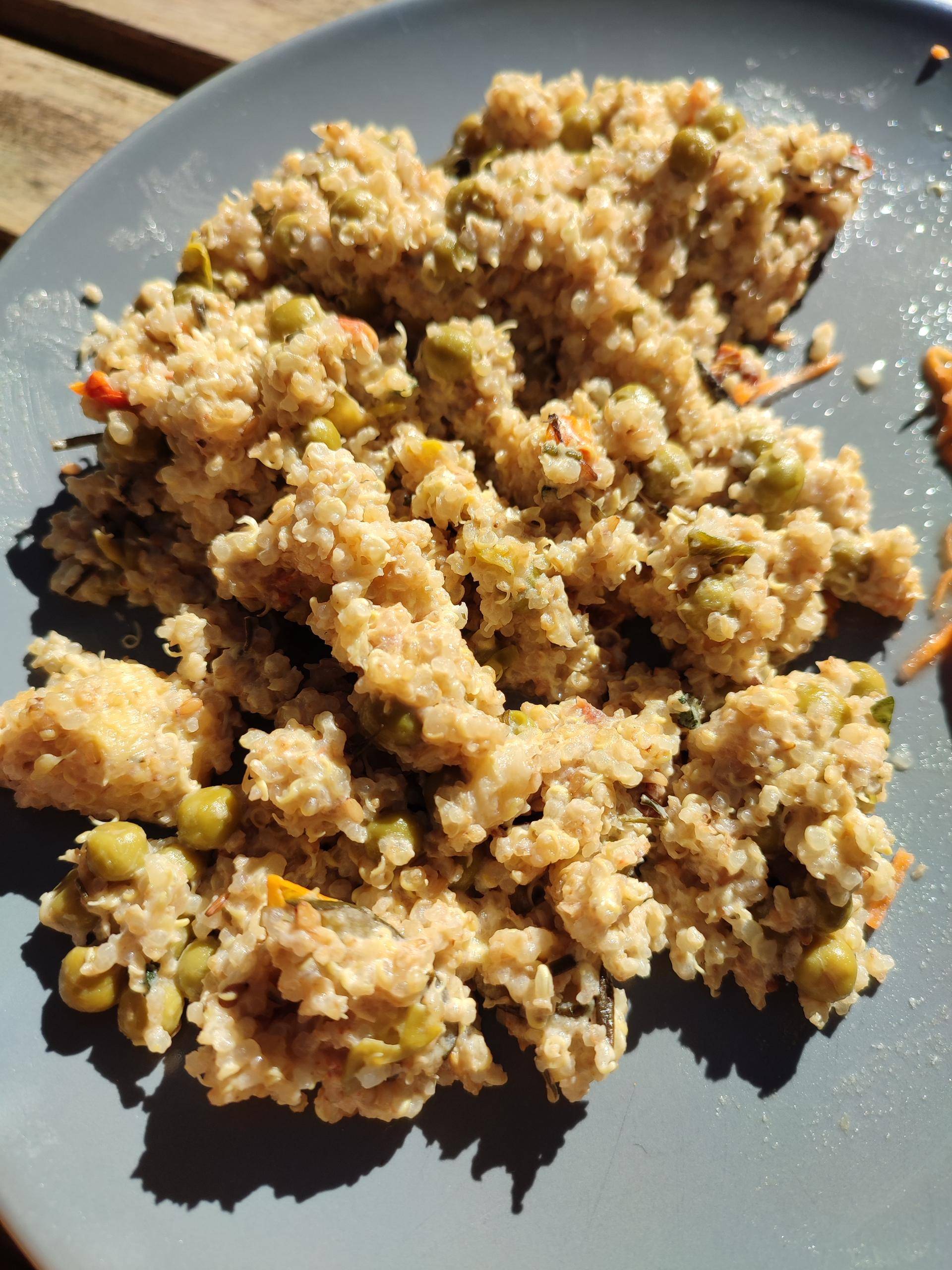 Quinoa petits pois crème soja - Recepten Cookeo | Moulinex