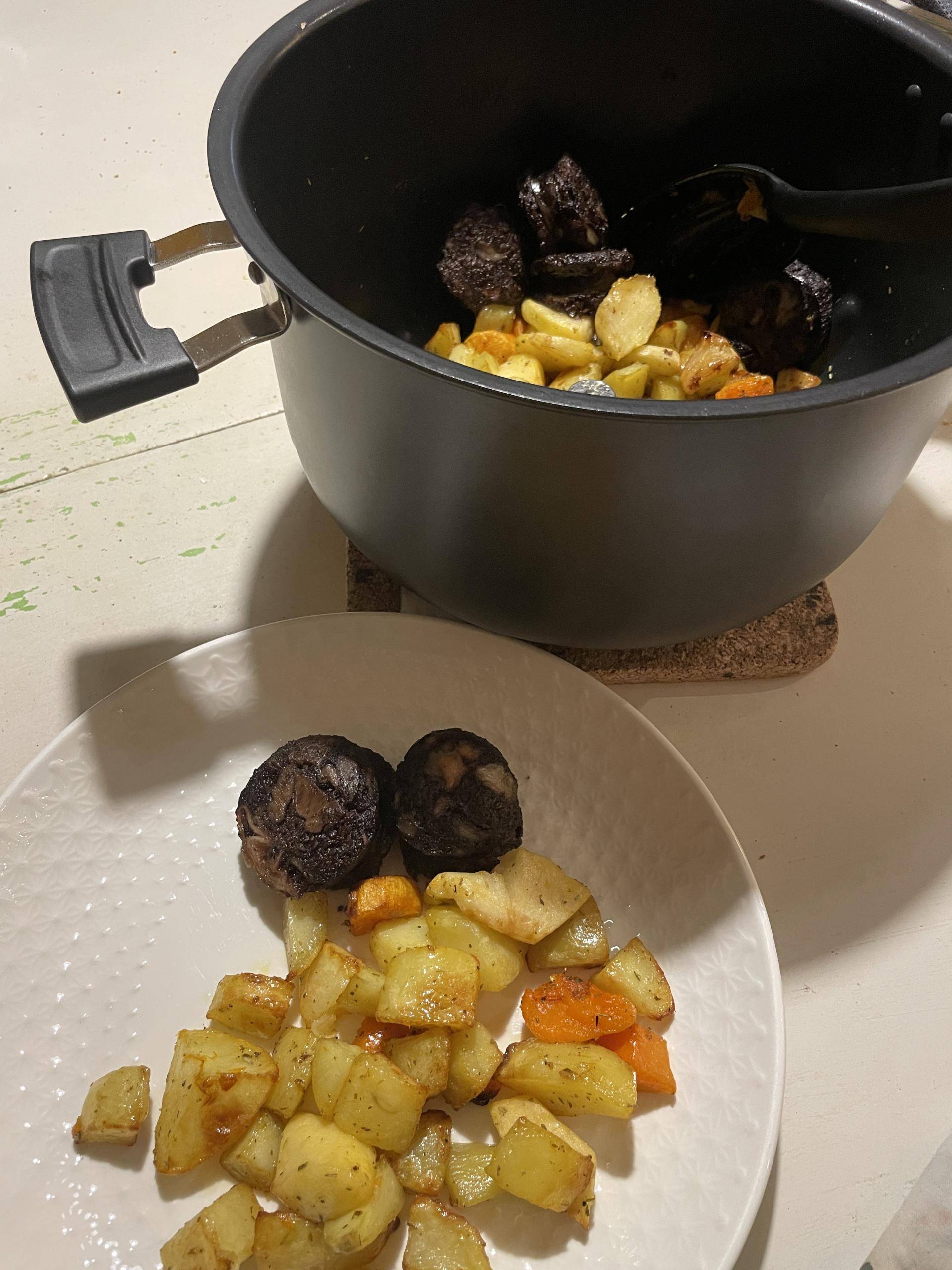 Boudin aux pommes et pommes de terre - Recette Cookeo Infinity Autostir | Moulinex