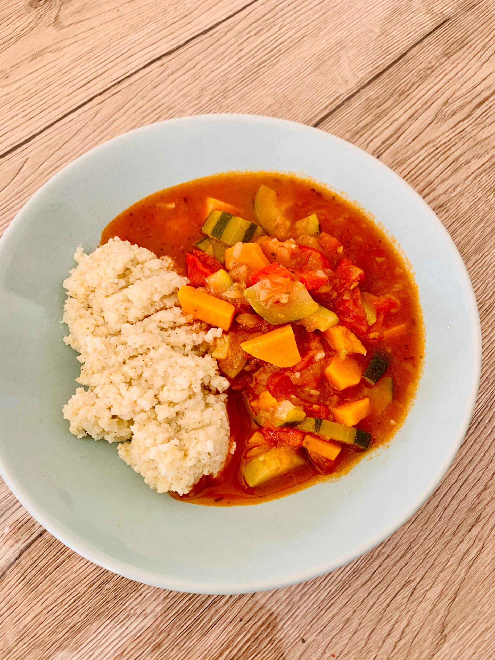 Goulash de patates douces, poivrons, courgettes - Recette Cookeo | Moulinex