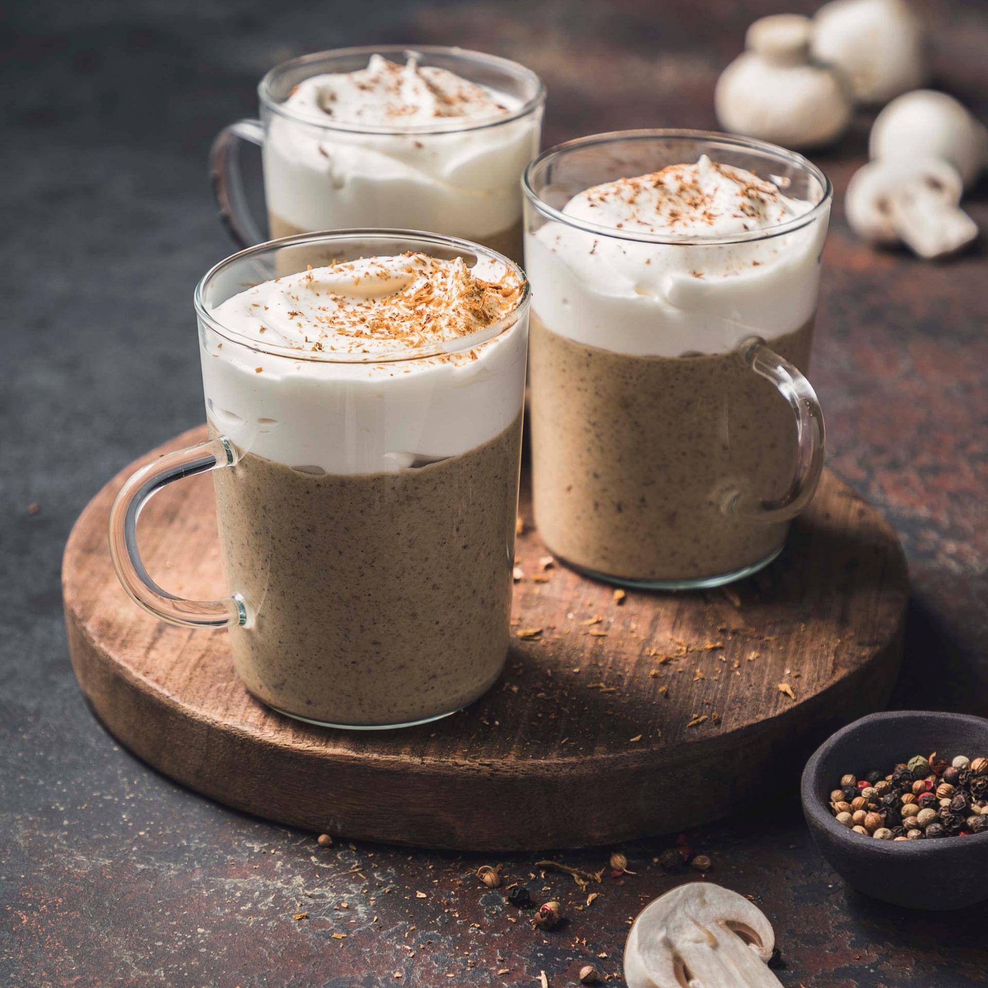 Cappuccino de champignons - Recette Companion | Moulinex