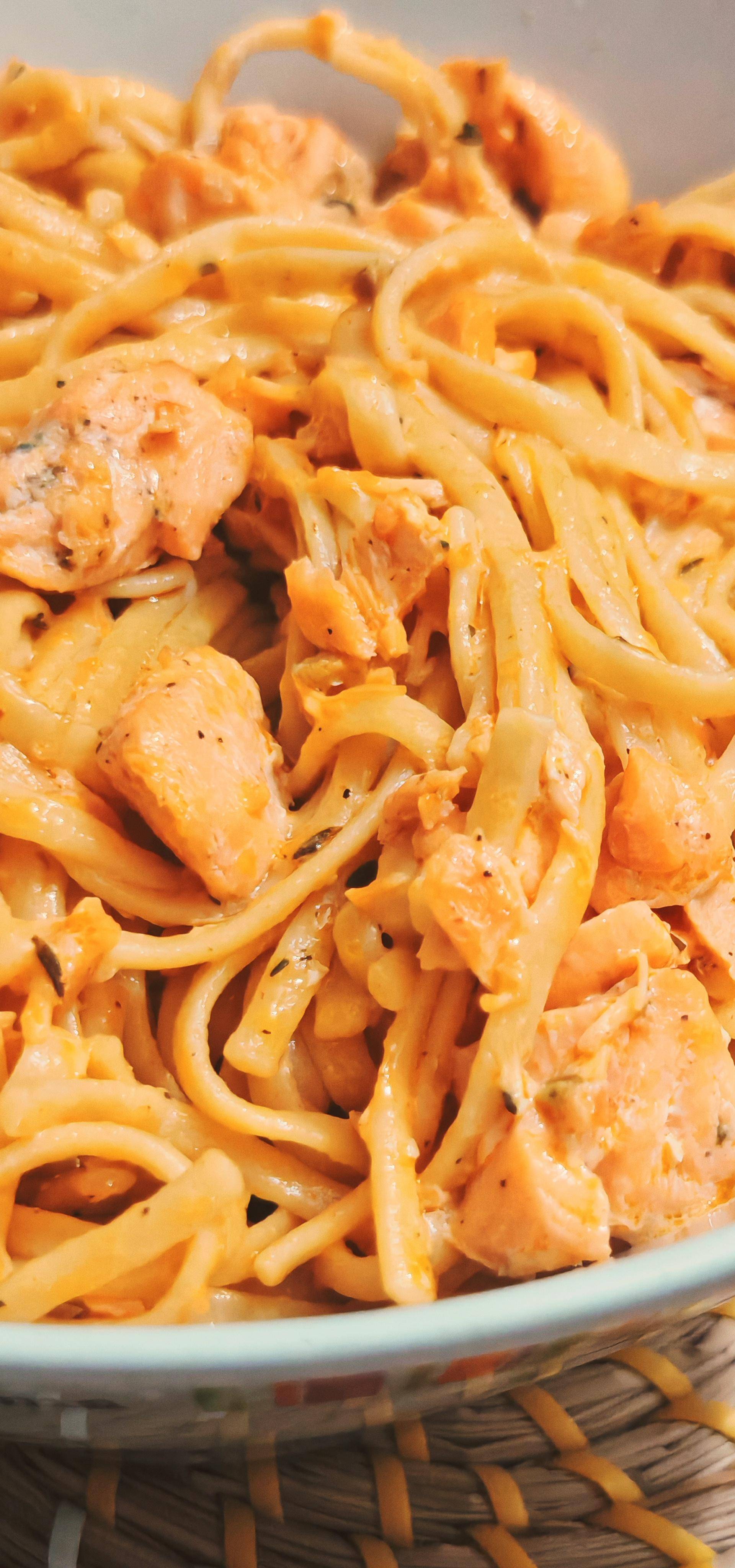 Spaghetti au saumon rapide - Recepten Cookeo Infinity Autostir | Moulinex