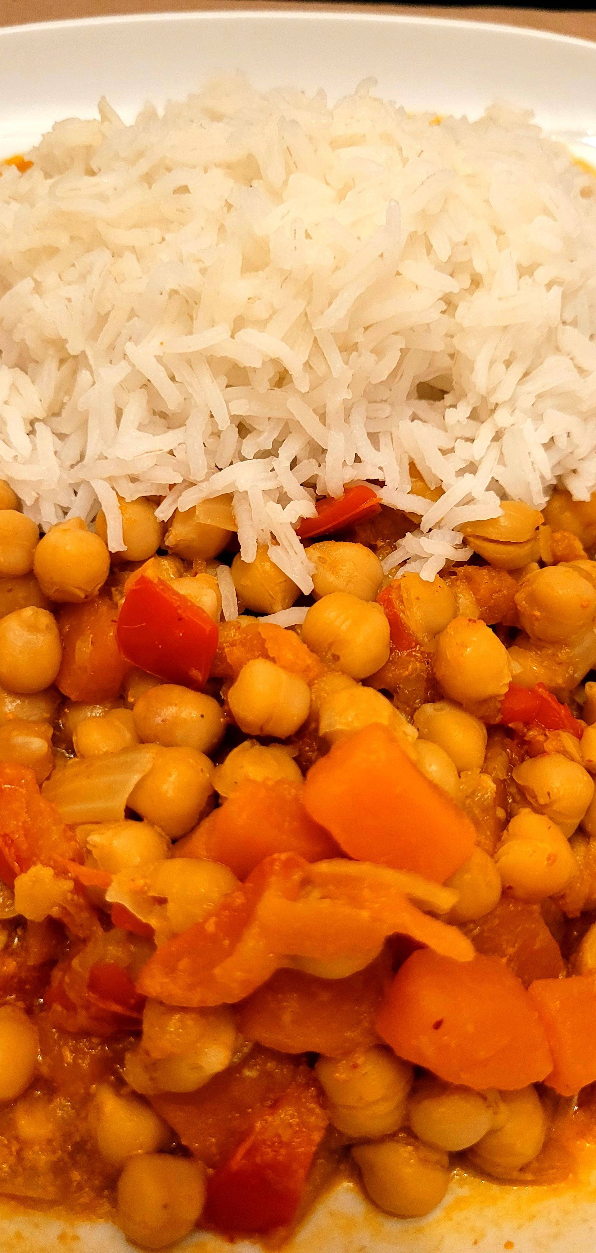 Curry de patate douce et pois chiche - Recette Cookeo V3 | Moulinex