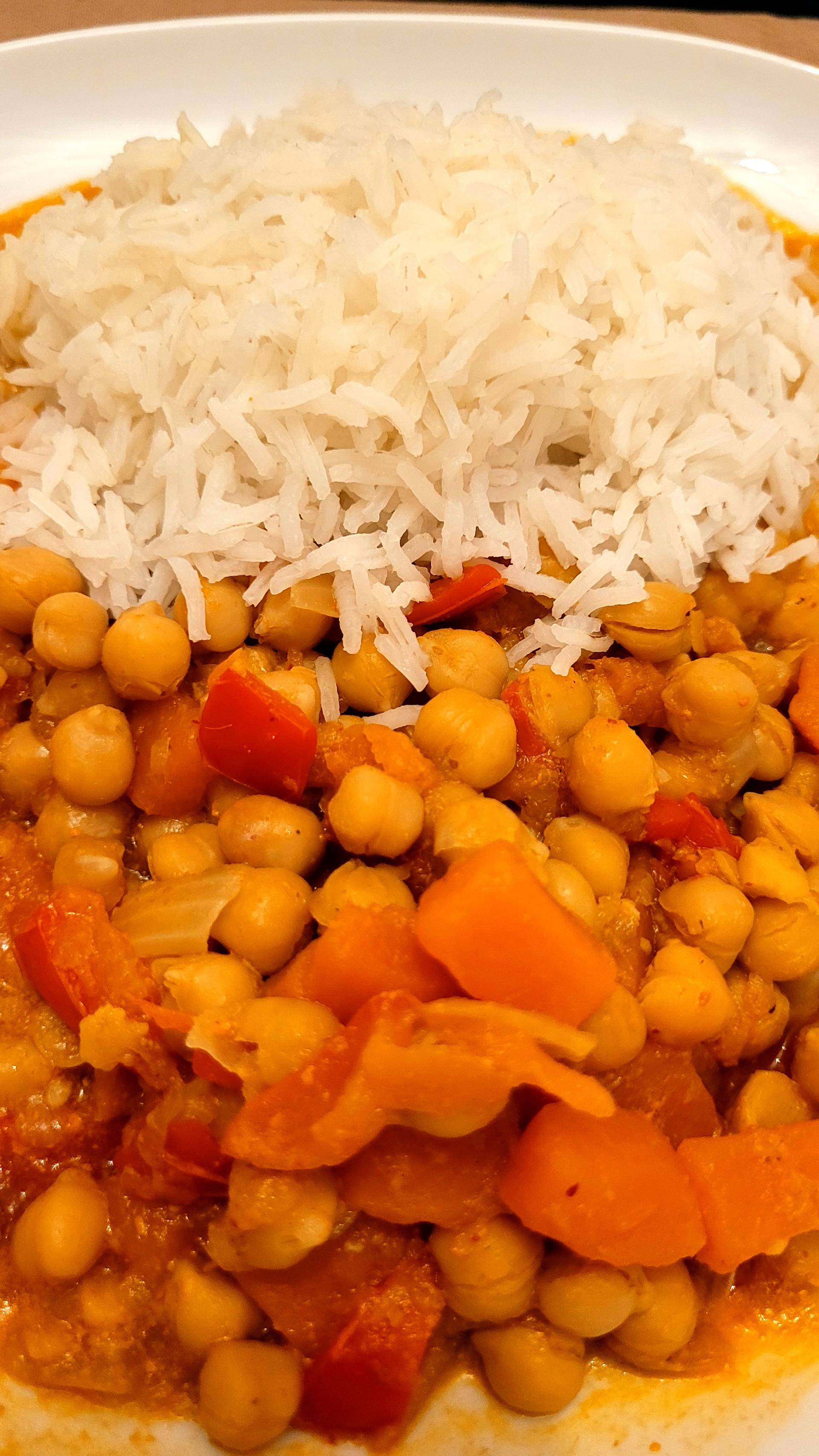 Curry de patate douce et pois chiche - Recette Cookeo V3 | Moulinex