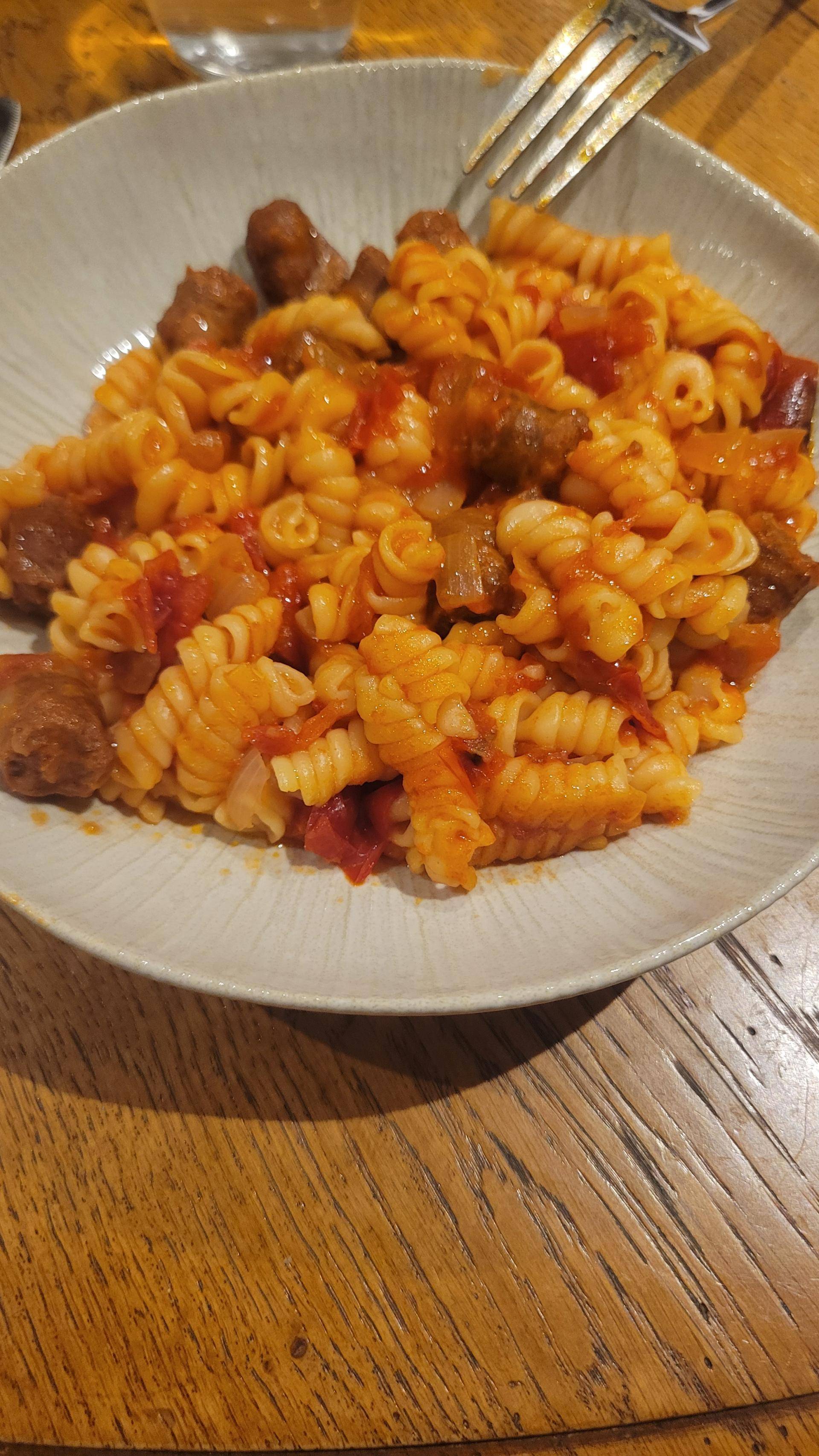 Pâtes aux merguez de Coxiie - Recette Cookeo | Moulinex
