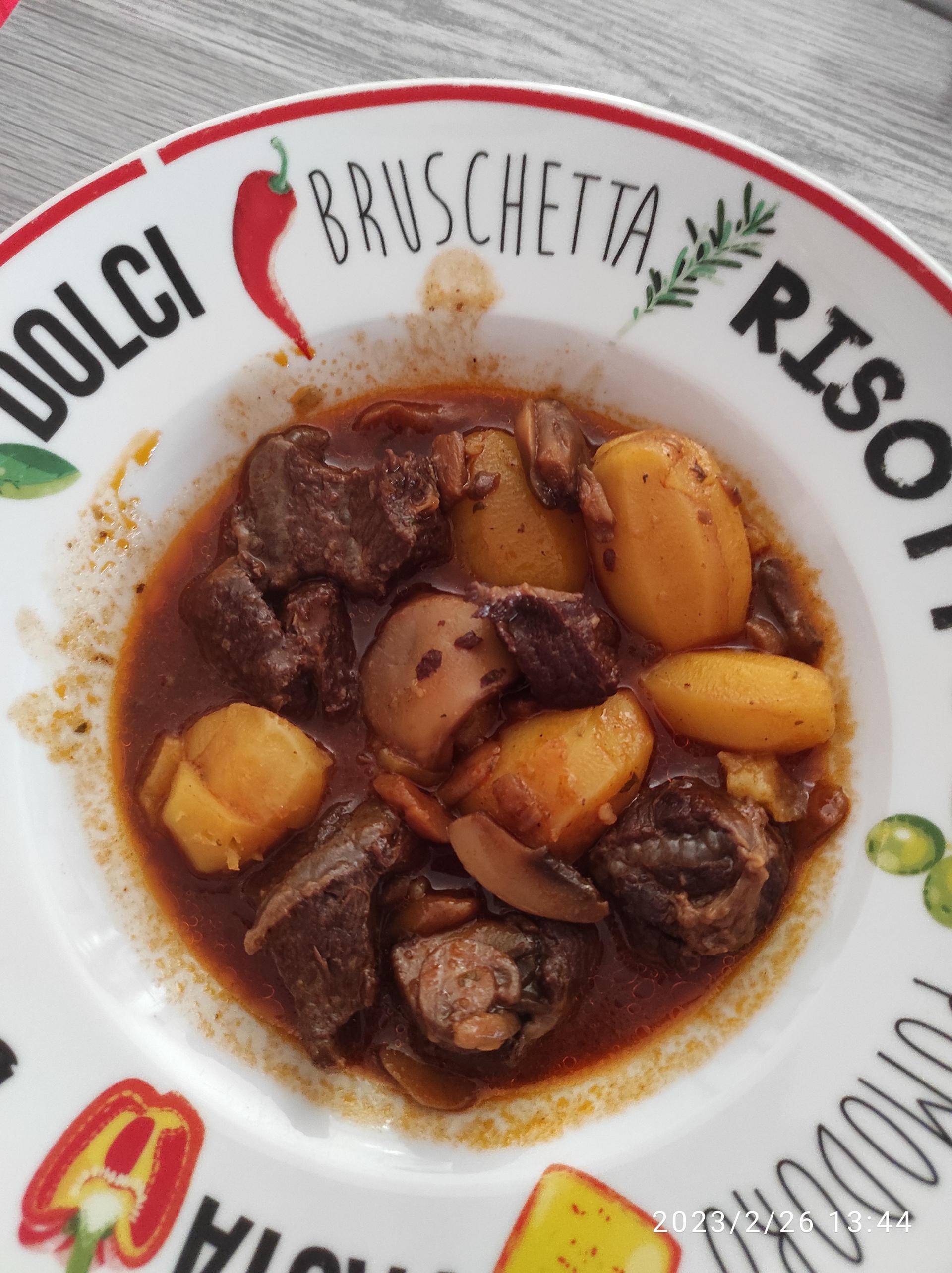 Joue de Bœuf et ses pommes de terres Grenailles. - Recette Cookeo V3 | Moulinex