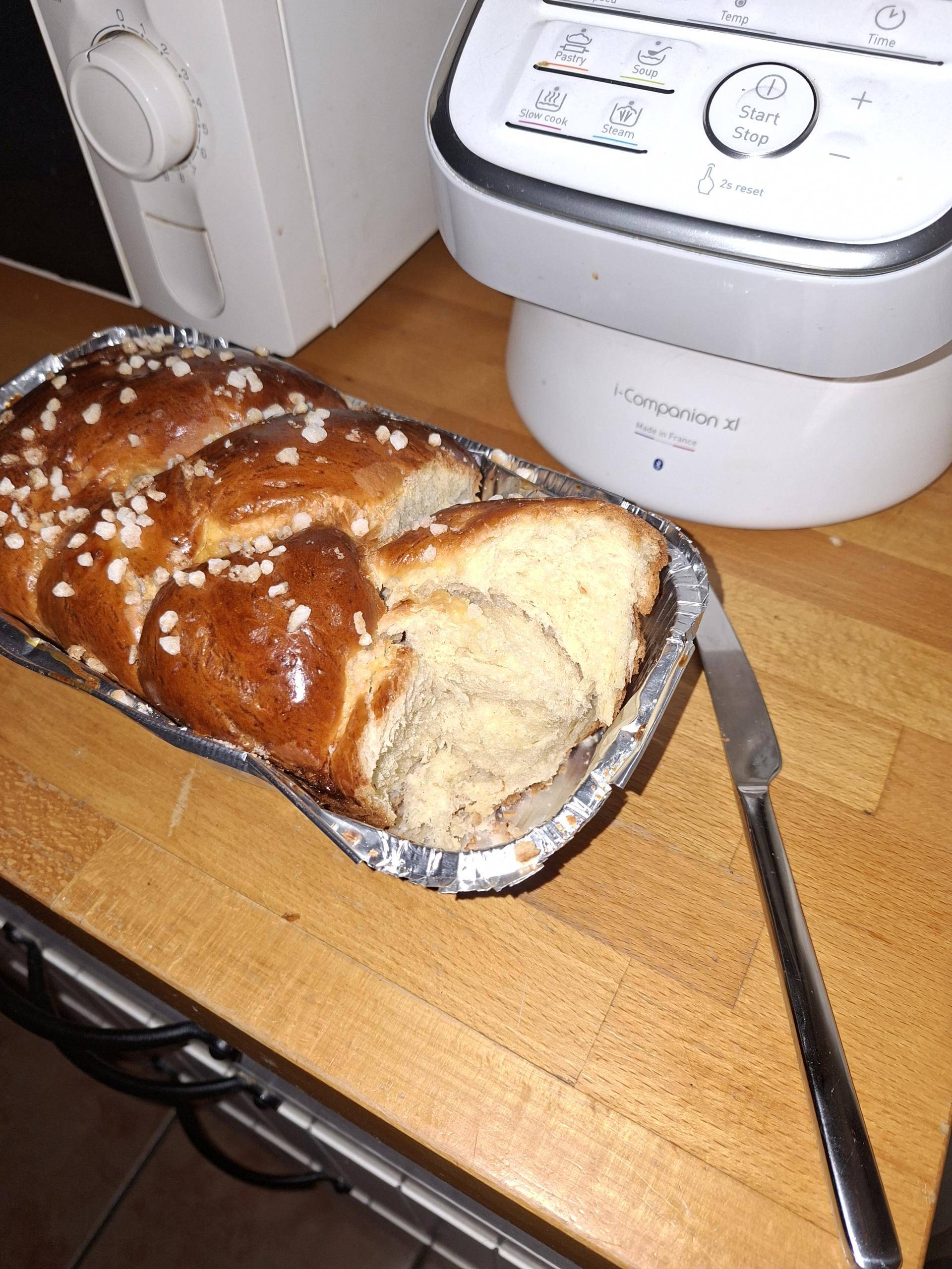 Brioche extra filante sucre perlé - Recette Companion Connect XL | Moulinex