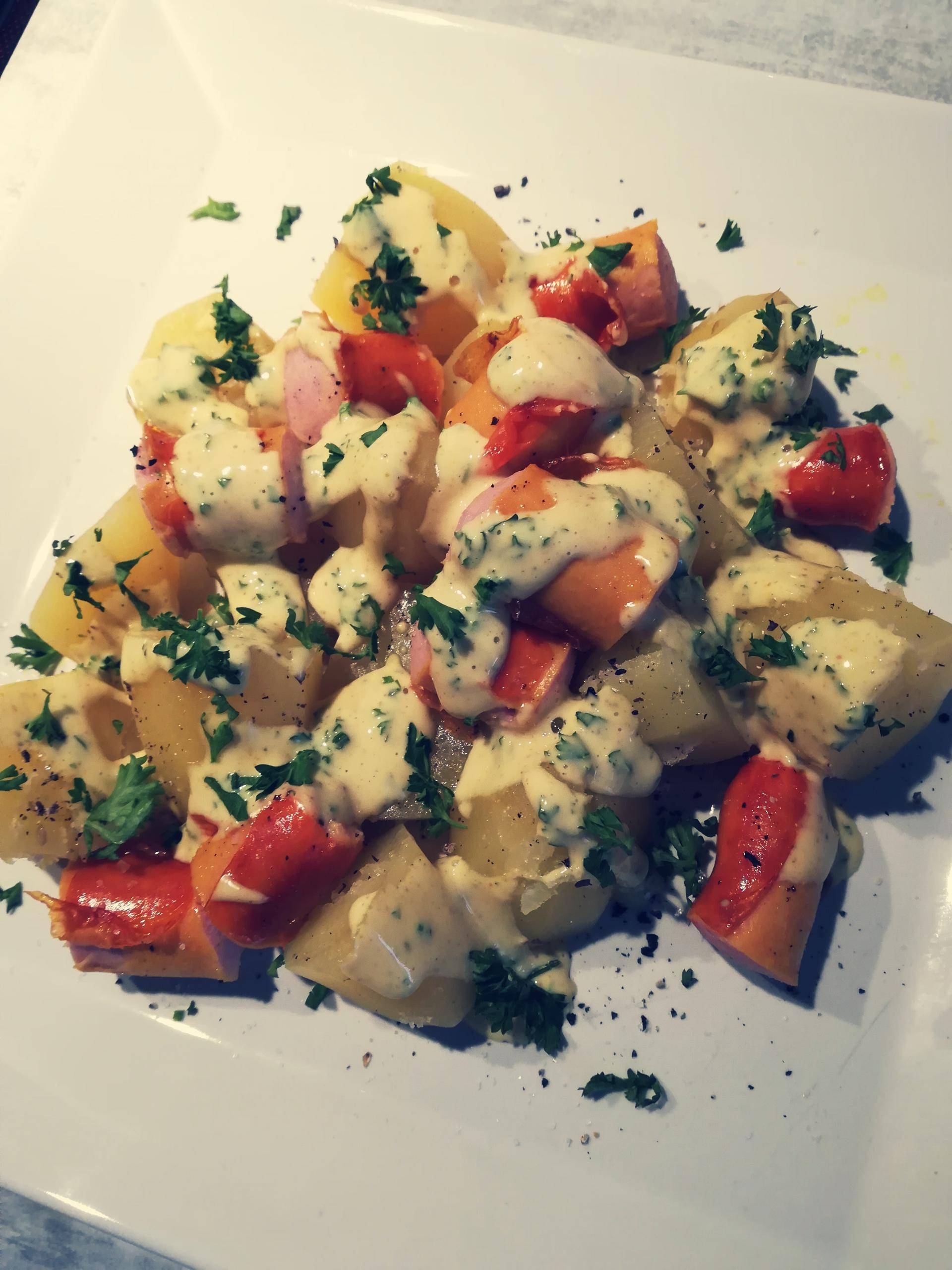 Pomme de terre à la currywurst - Recepten Cookeo | Moulinex