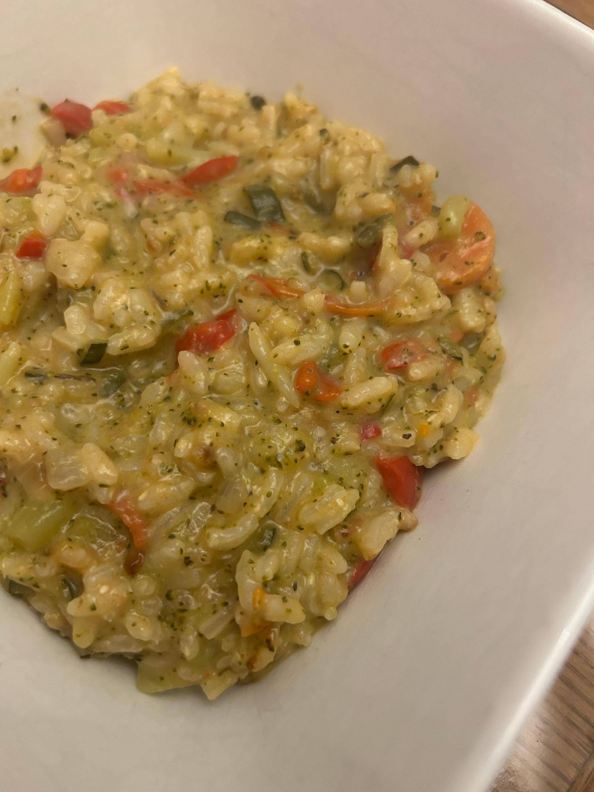 Risotto au légume et crème fines herbe - Recette Cookeo | Moulinex
