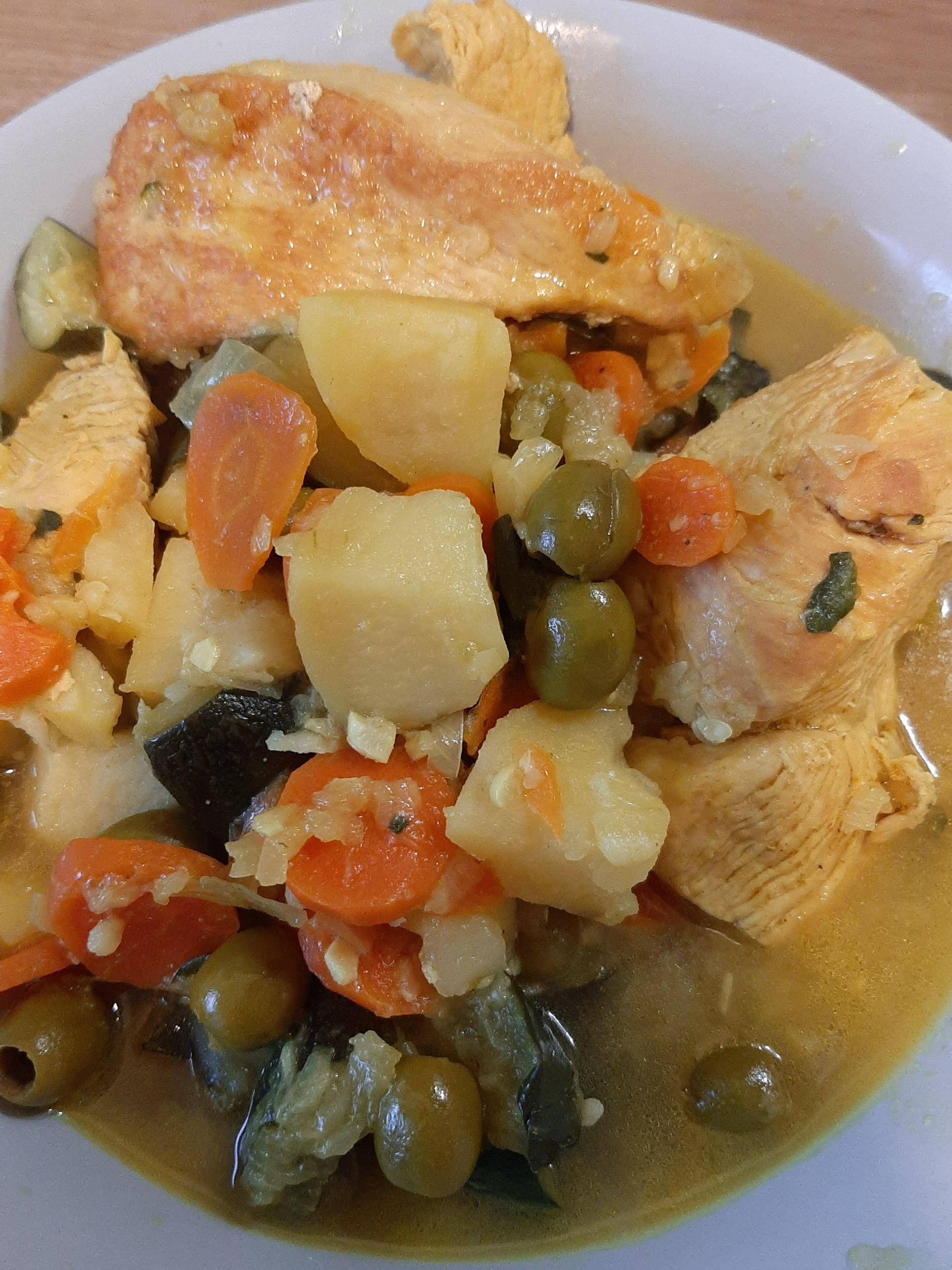 Poulet et légumes façon tajine - Recepten Cookeo | Moulinex