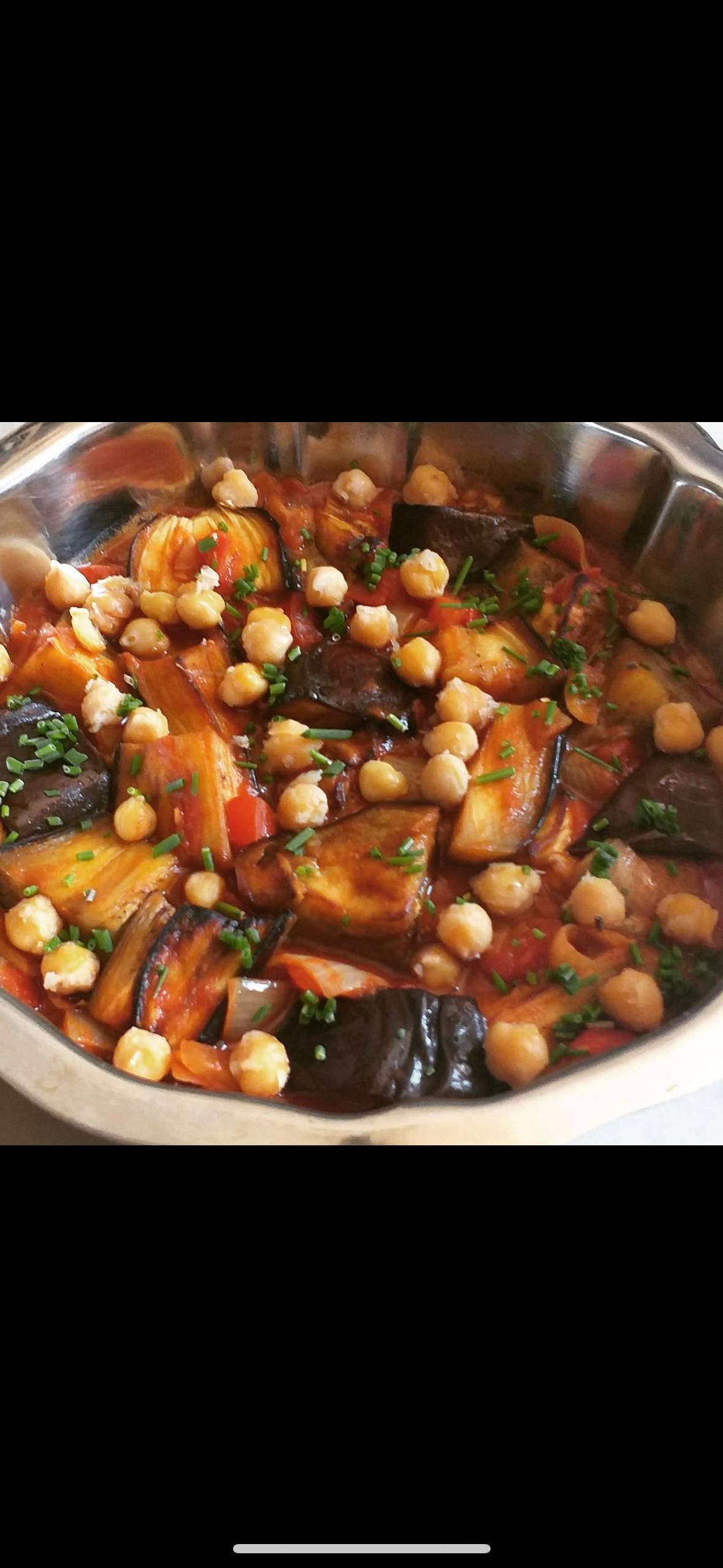 Ragoût aubergine et pois chiches libanais - Recepten Cookeo | Moulinex