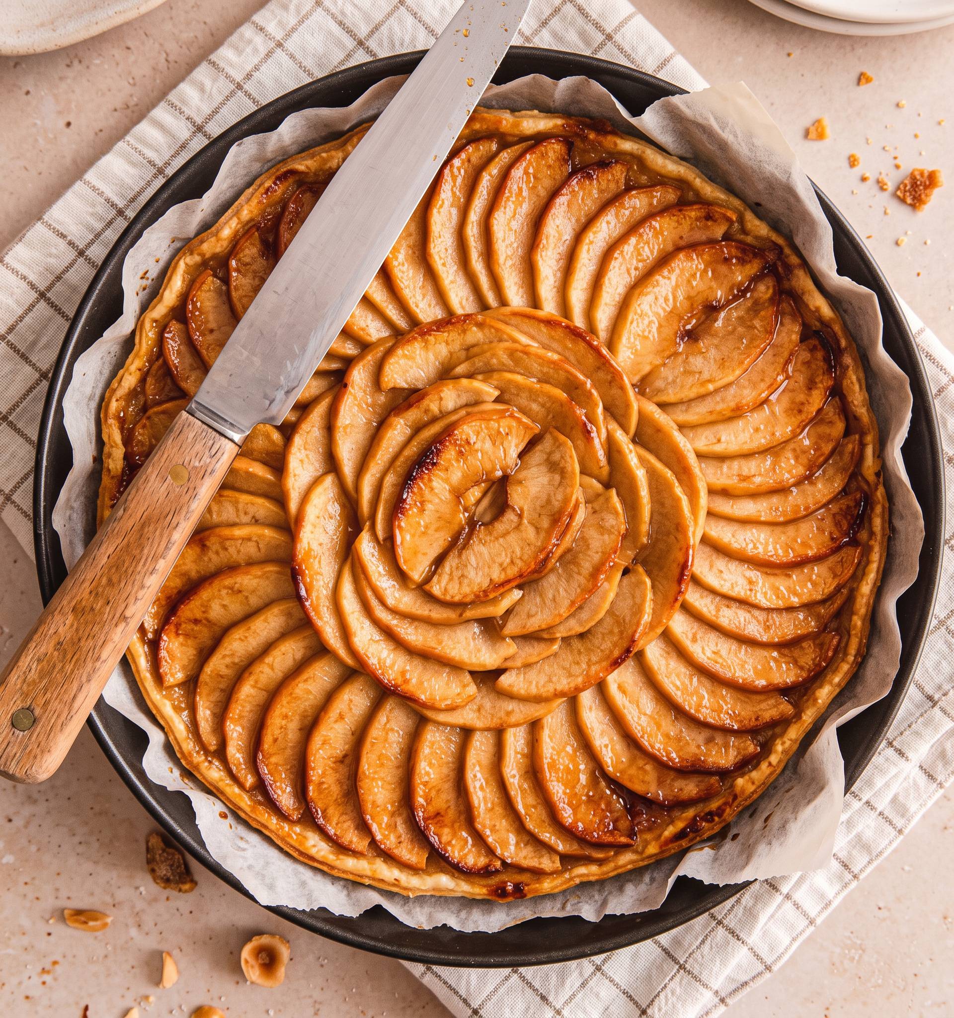 Tarte fine aux pommes - Recette Ever Fry XXL SURFACE | Moulinex