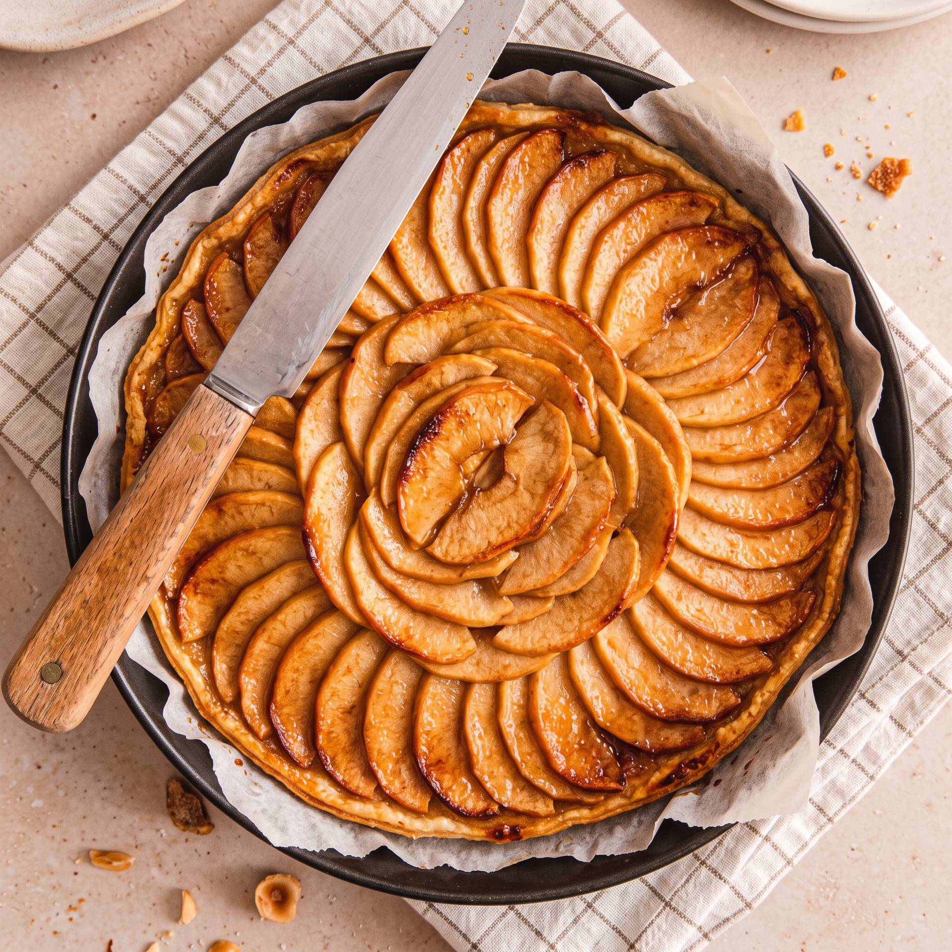 Tarte fine aux pommes - Recette Ever Fry XXL SURFACE | Moulinex