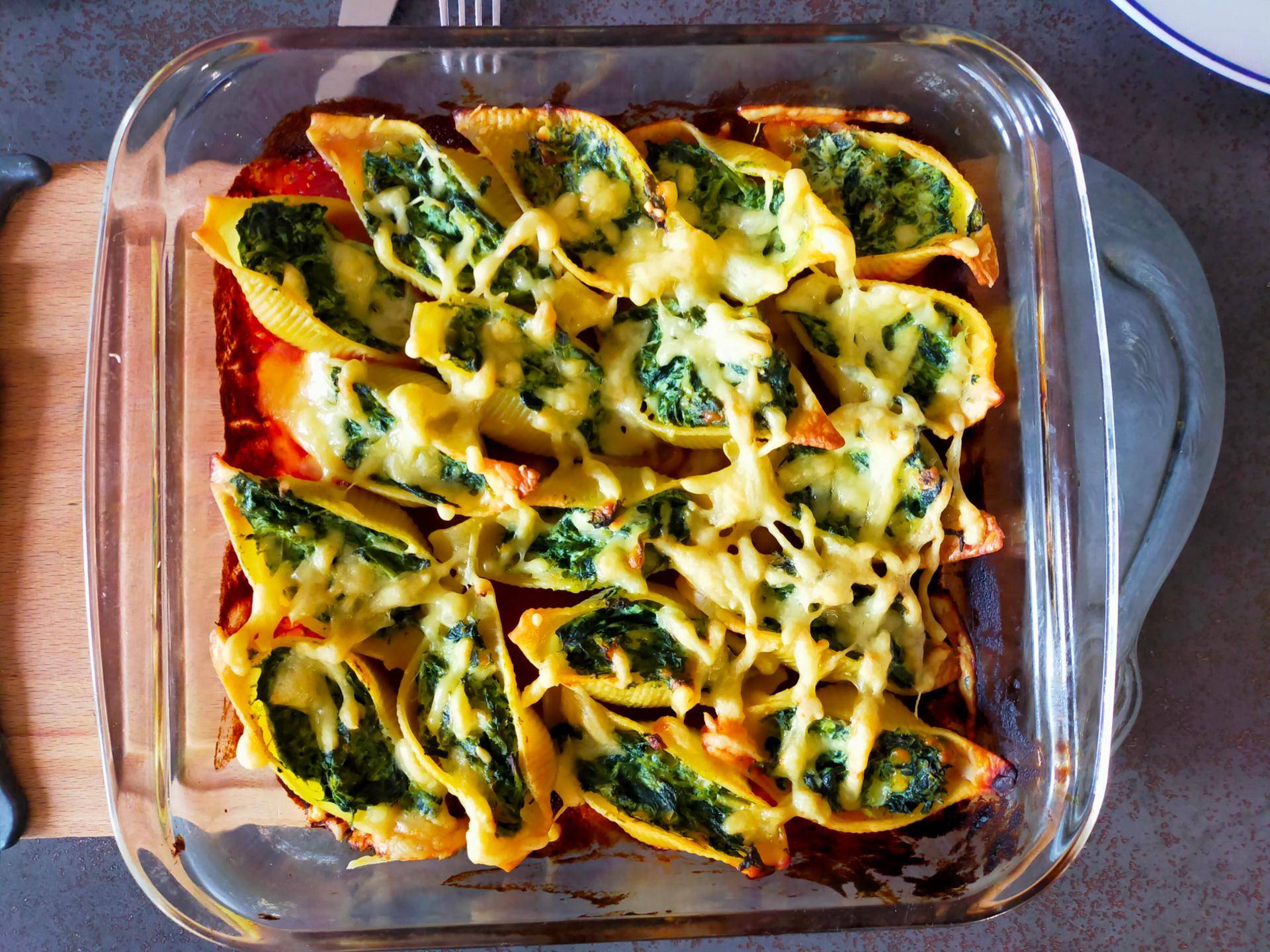 Conchiglionis farcis aux épinards et à la ricotta - Recepten Cookeo | Moulinex