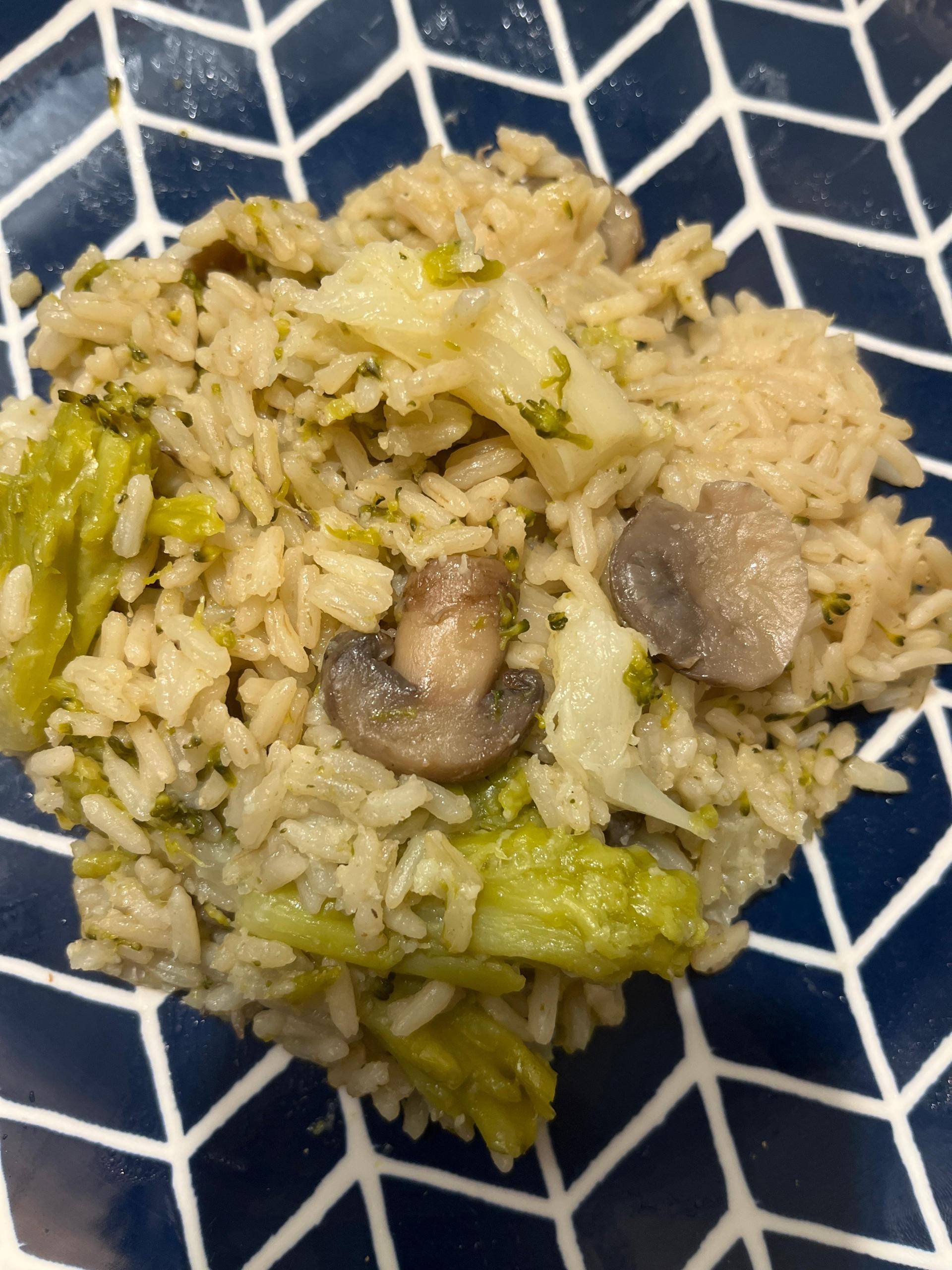 Riz chou-fleur brocolis à la forestière - Recette Cookeo V3 | Moulinex