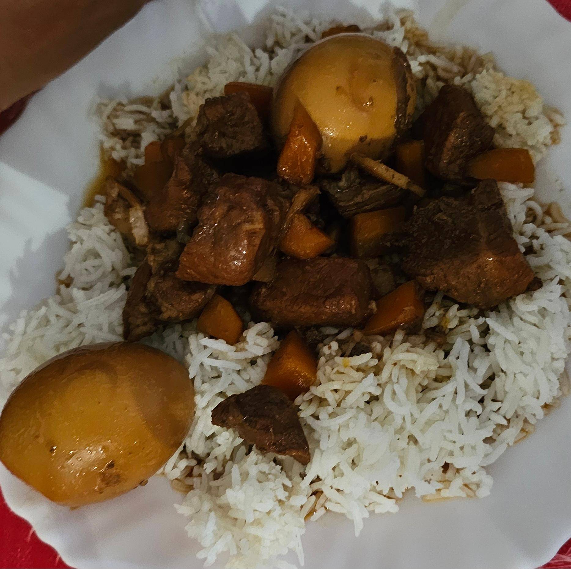 Porc au caramel aux carottes et oeufs - Recepten Cookeo V3 | Moulinex