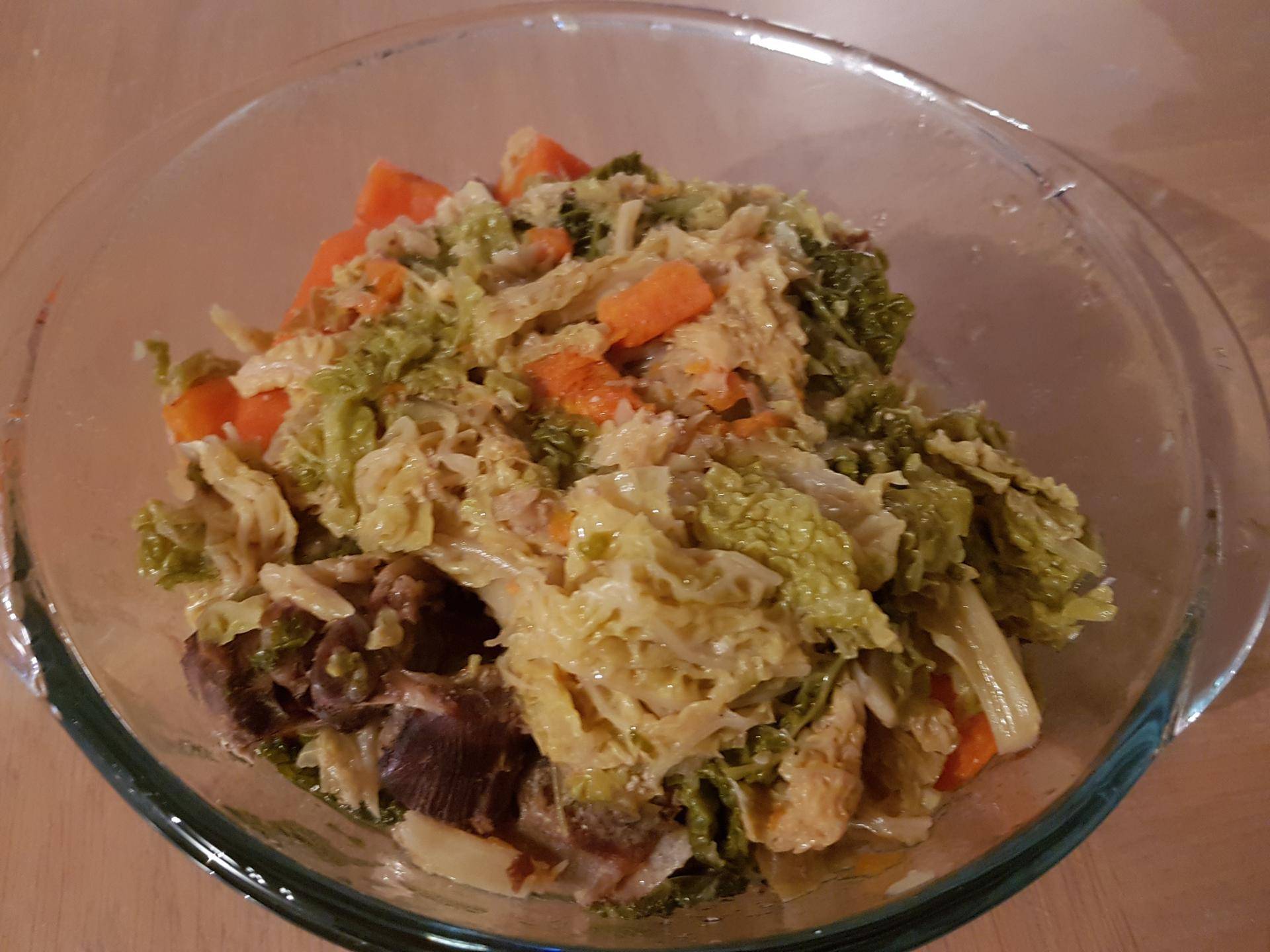 Ragoût de mouton, chou vert, carottes au lait de coco - Recette Cookeo | Moulinex