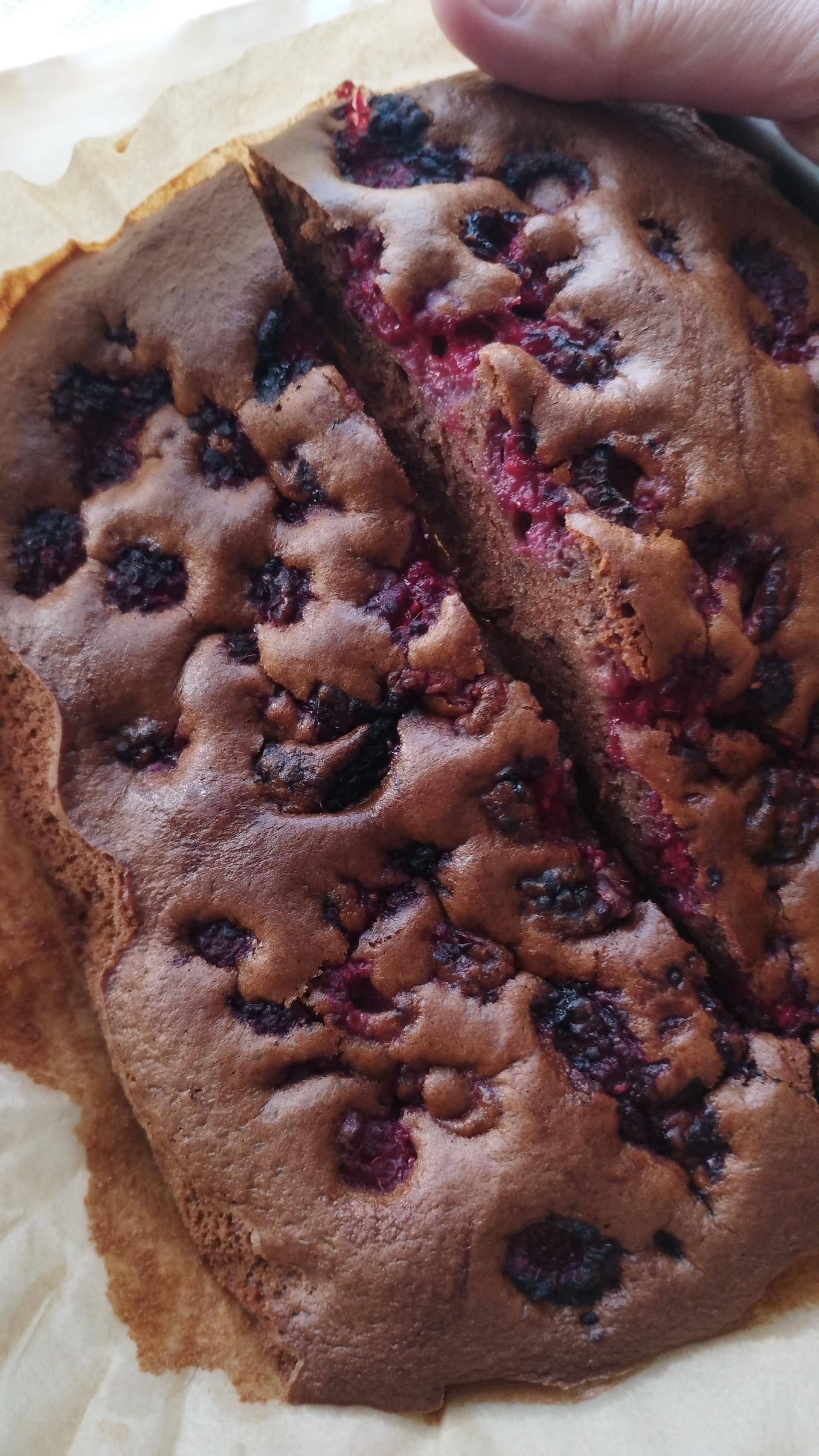 Brownie aux framboises (2gâteaux) : à l'Air Fryer+Extra Crisp - Recette EASY FRY & GRILL 2 in 1 XXL | Moulinex