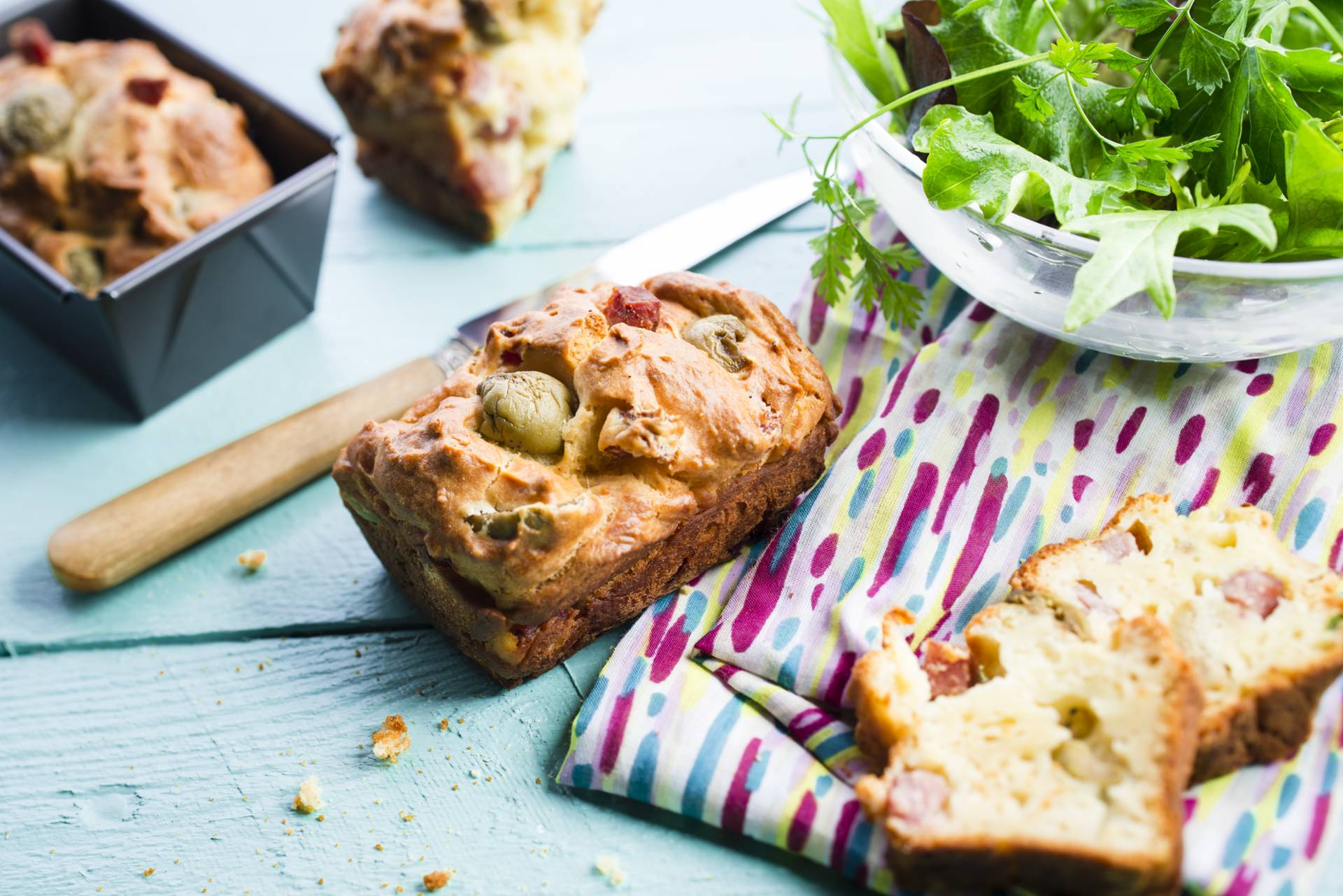 Cake olives jambon & ricotta - Recette Cookeo | Moulinex
