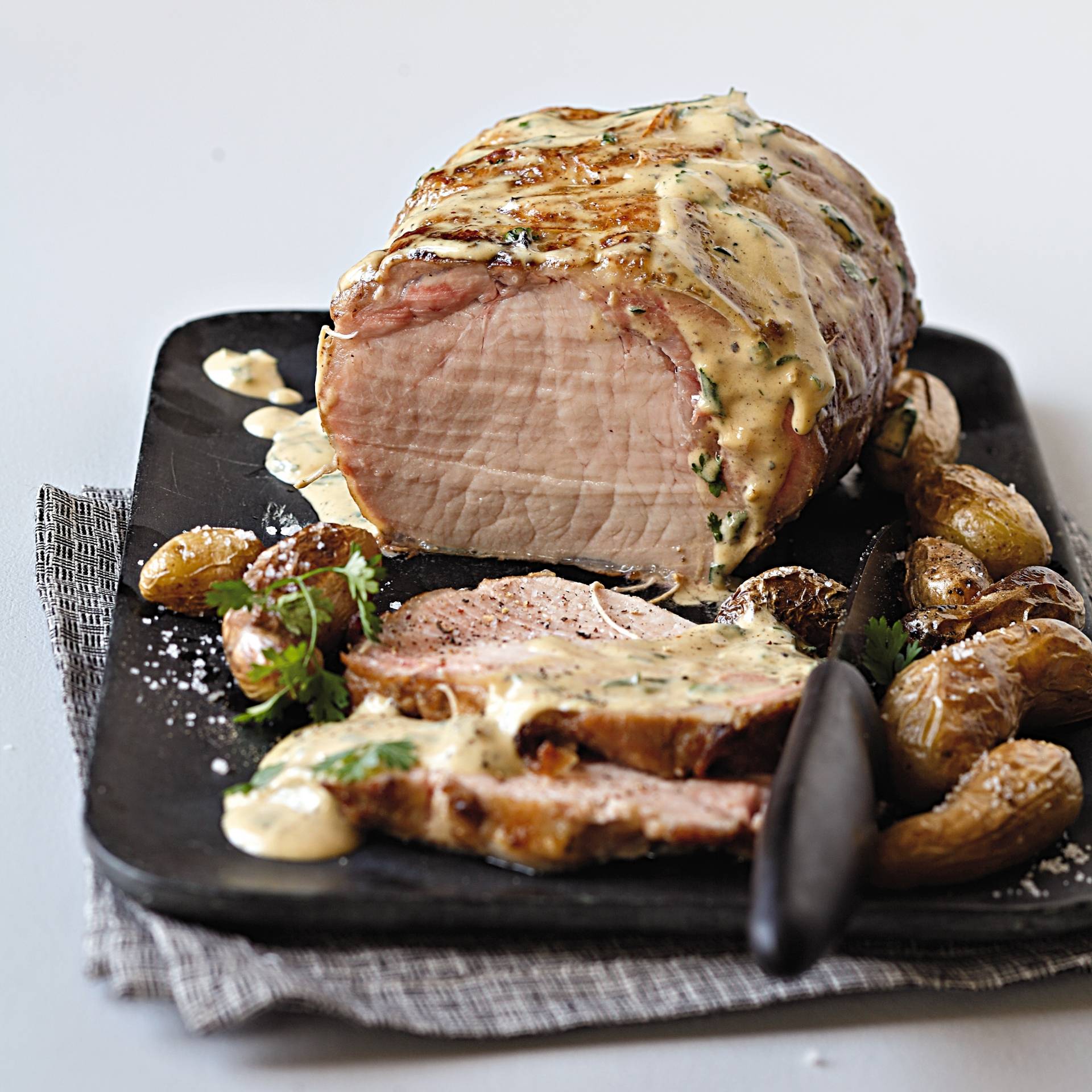 Sauce moutarde (pour un rôti de porc) - Recette Companion | Moulinex