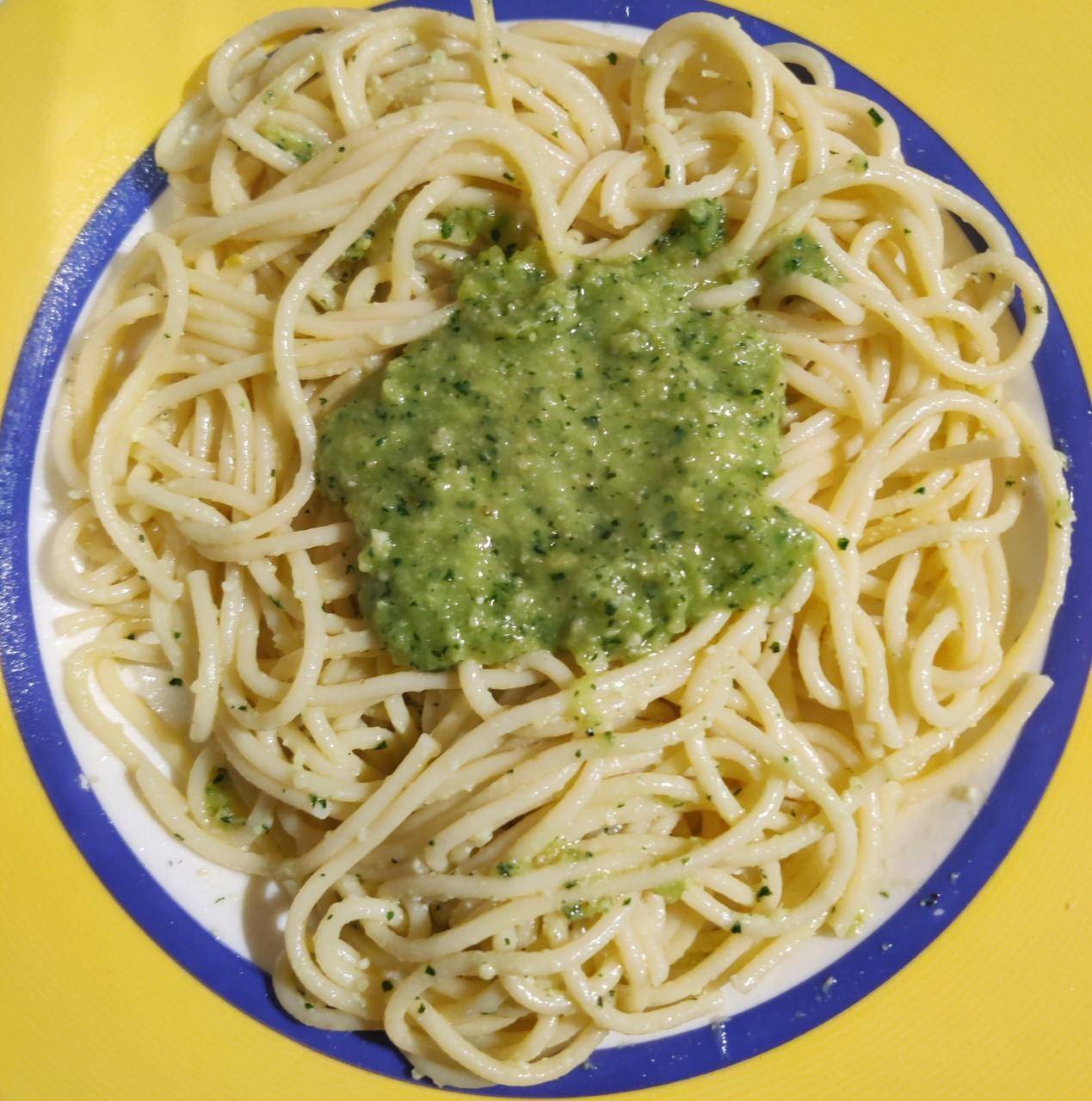 Spaghetti sauce pignons basilic (inspirée du pesto) - Recepten Companion Connect XL | Moulinex