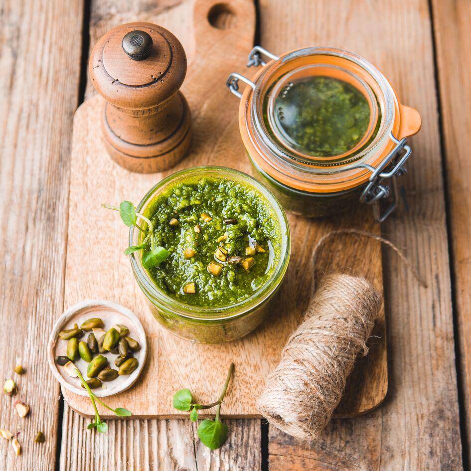 Pesto de cresson aux pistachio - Recette Perfectmix + | Moulinex