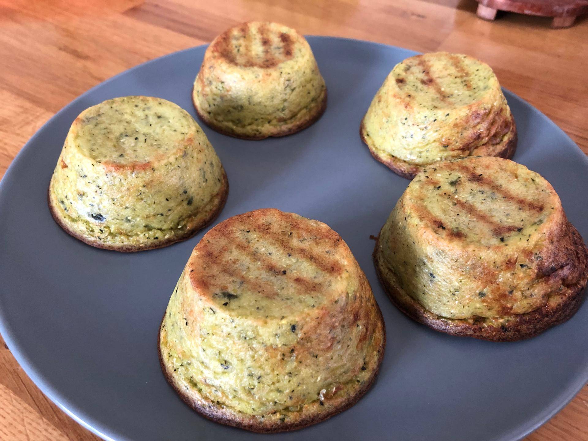 Moelleux courgettes poireaux, cœur coulant - Recette Companion Connect XL | Moulinex