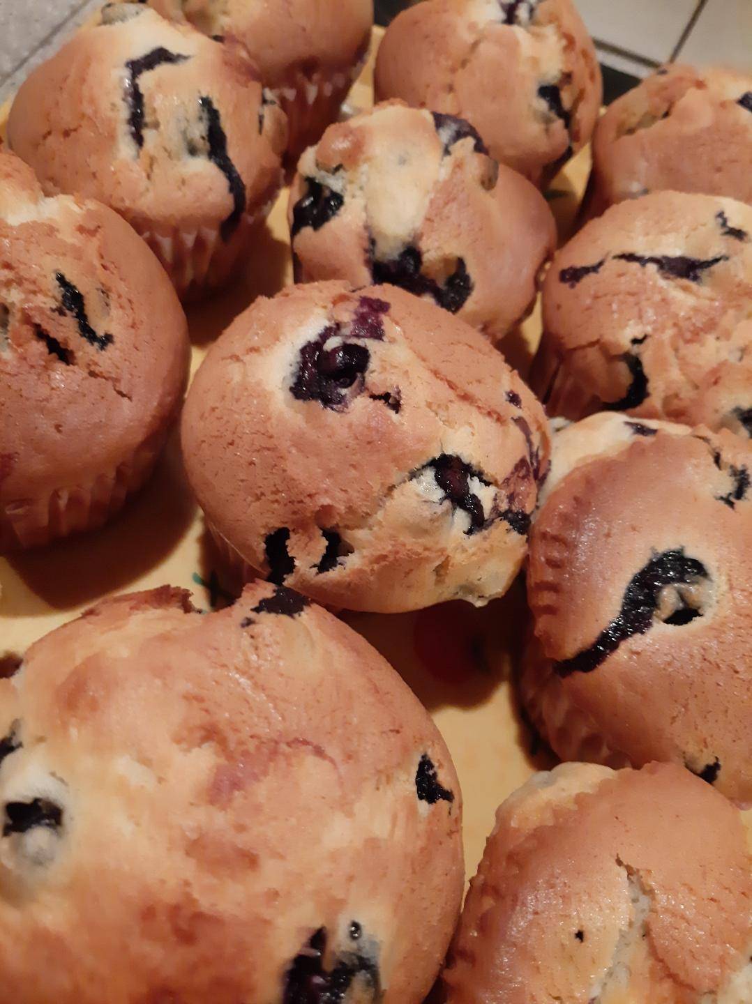 Muffins au myrtilles New-yorkais - Recepten Companion XL | Moulinex