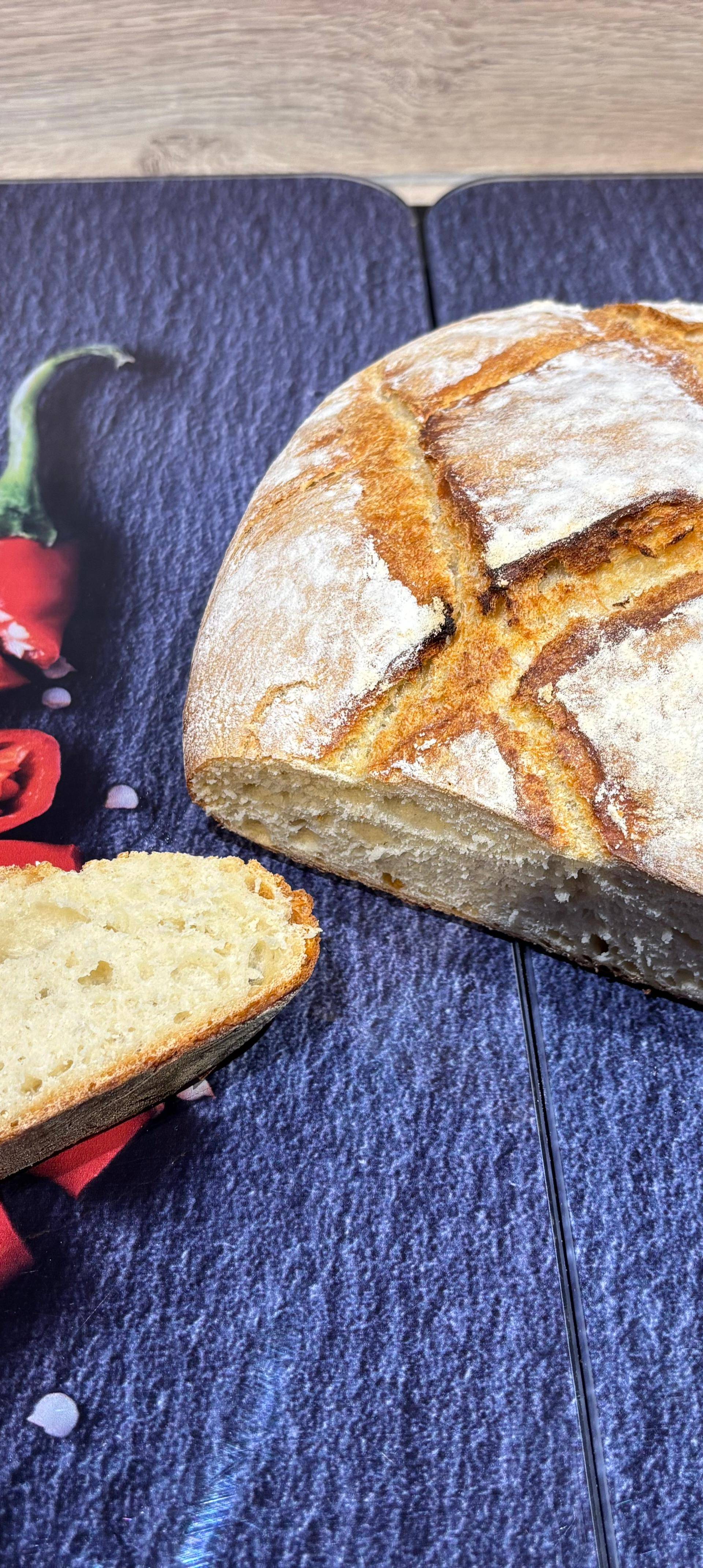 Pain blanc bien cuit à la cocotte - Recette Companion Connect XL | Moulinex
