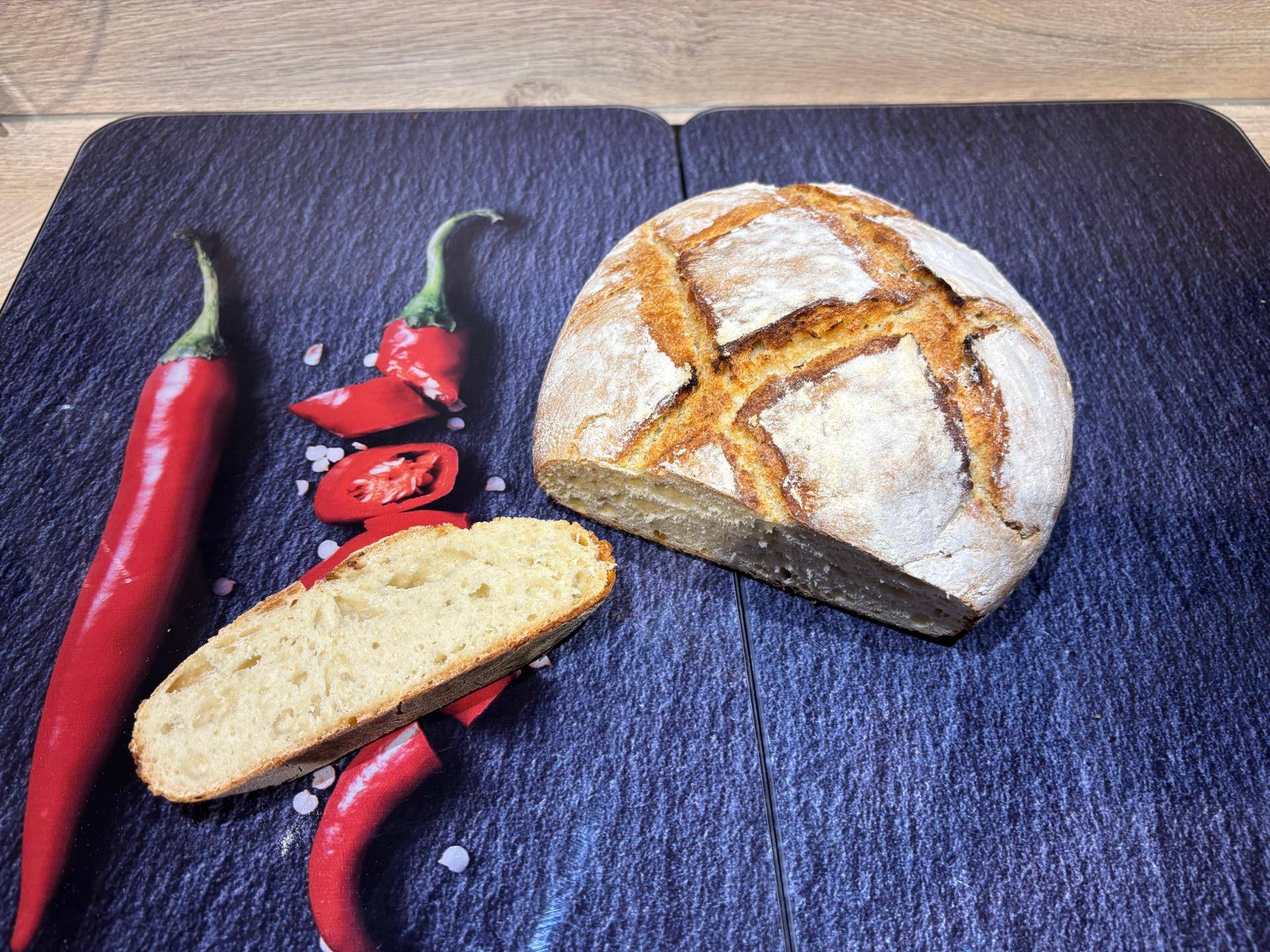 Pain blanc bien cuit à la cocotte - Recette Companion Connect XL | Moulinex