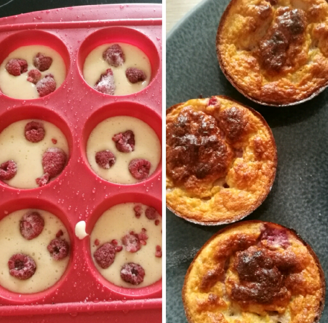 Muffins légers à la framboise - Recepten Companion Connect | Moulinex