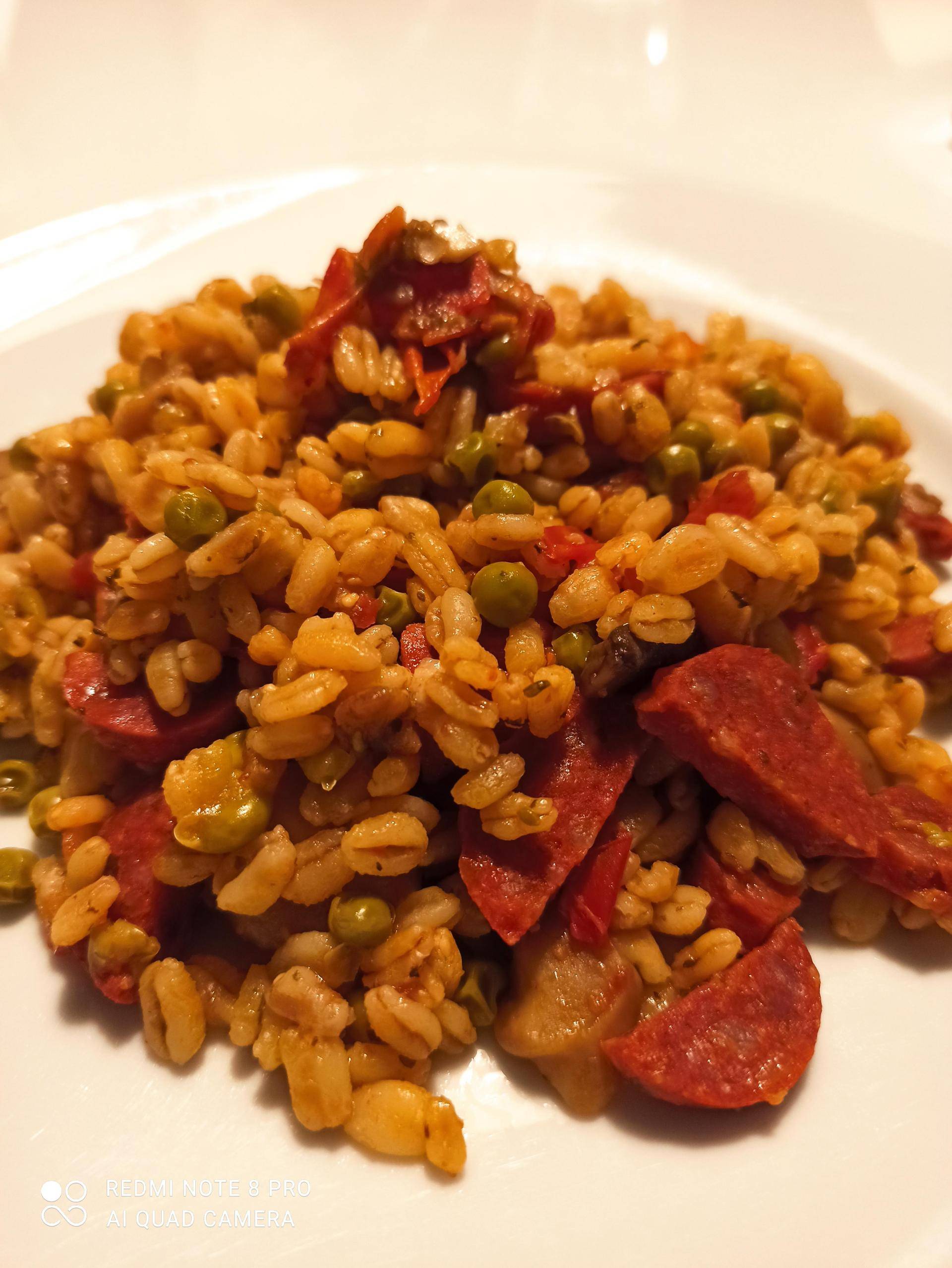 Blé aux légumes et chorizo - Recepten Cookeo V3 | Moulinex